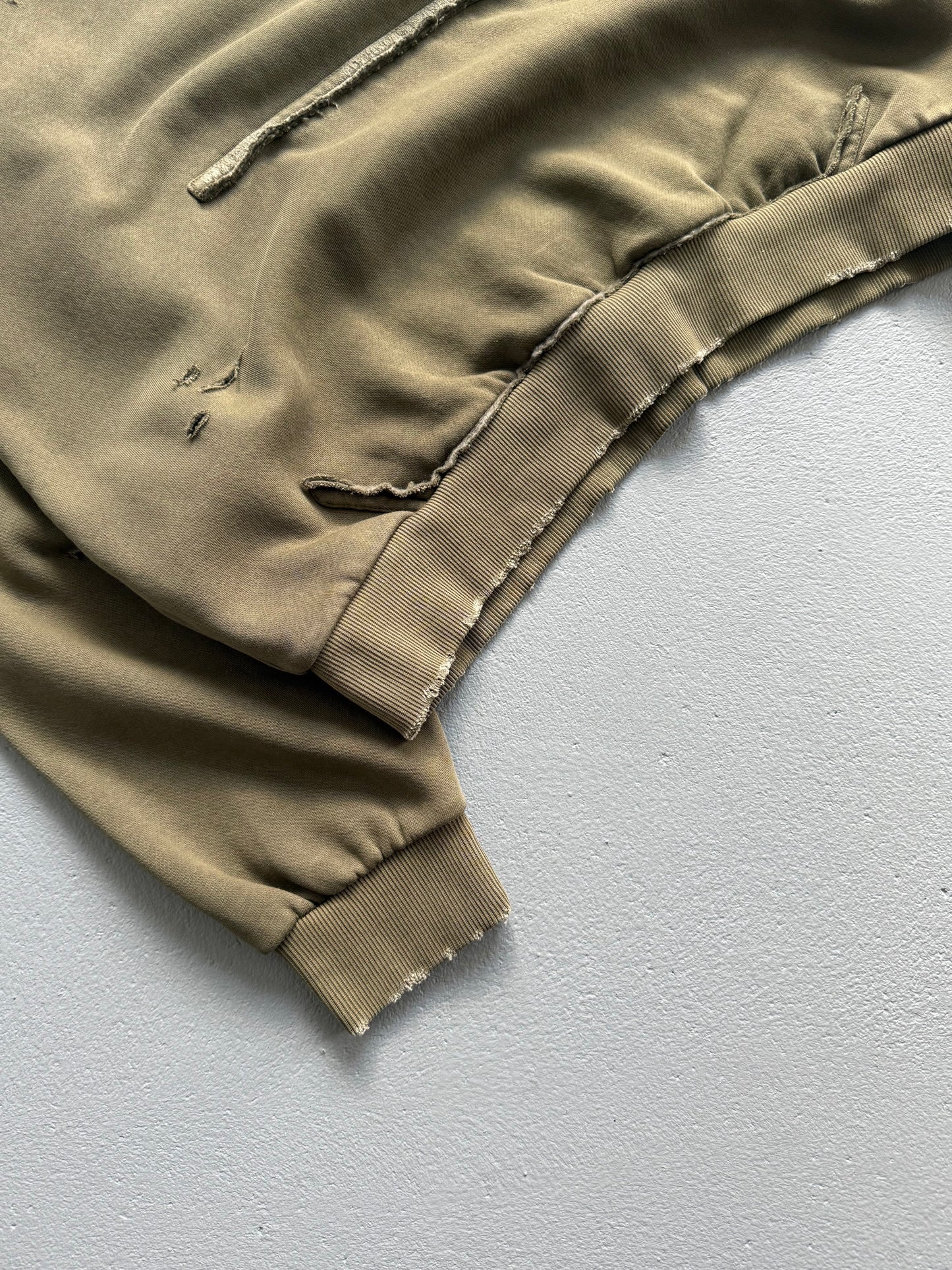 BLANK WORN HOODIE