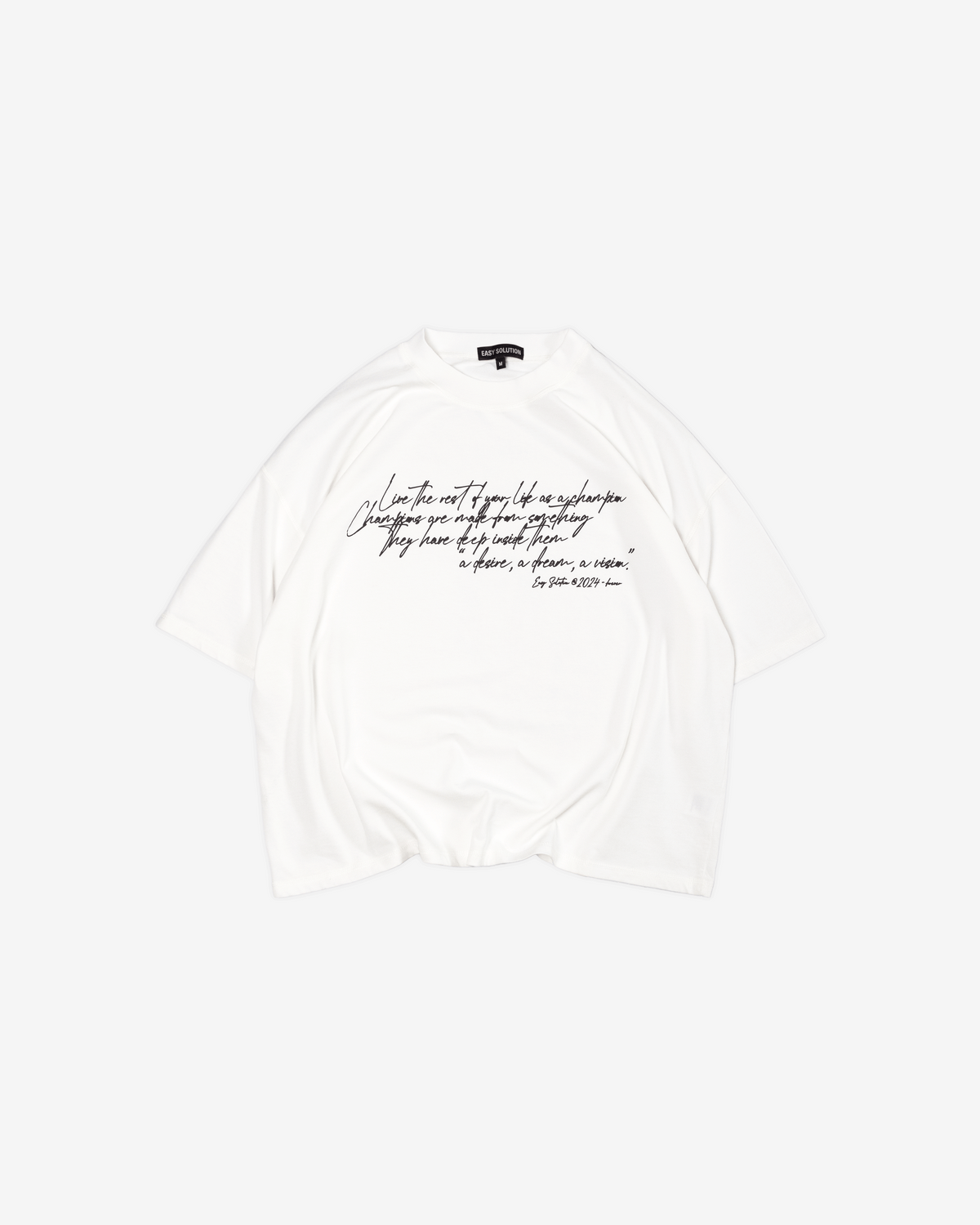 SCRIPT BOXING T-SHIRT