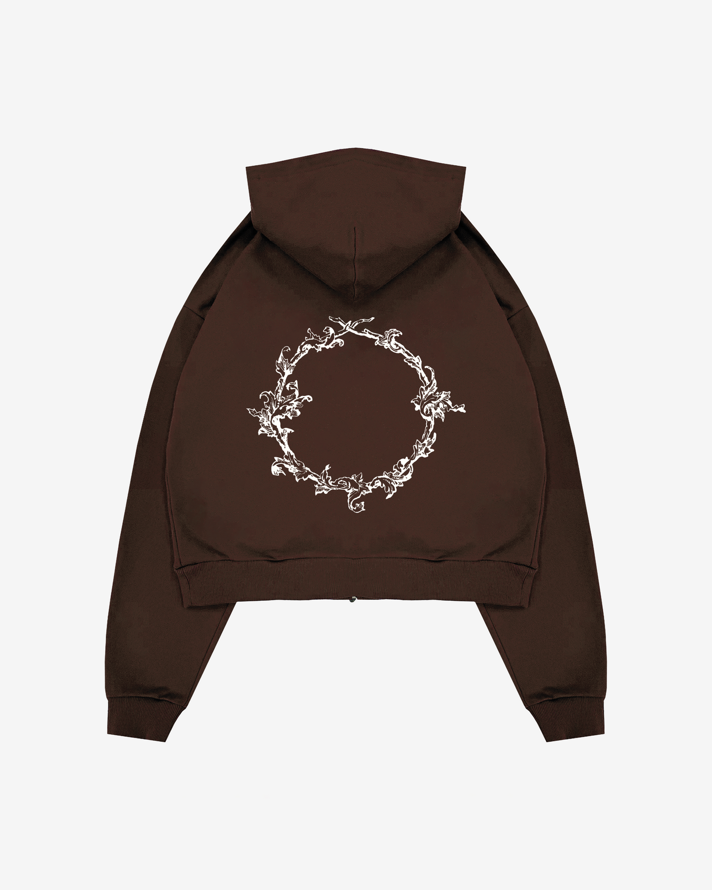 SPIKE ZIPPED HOODIE