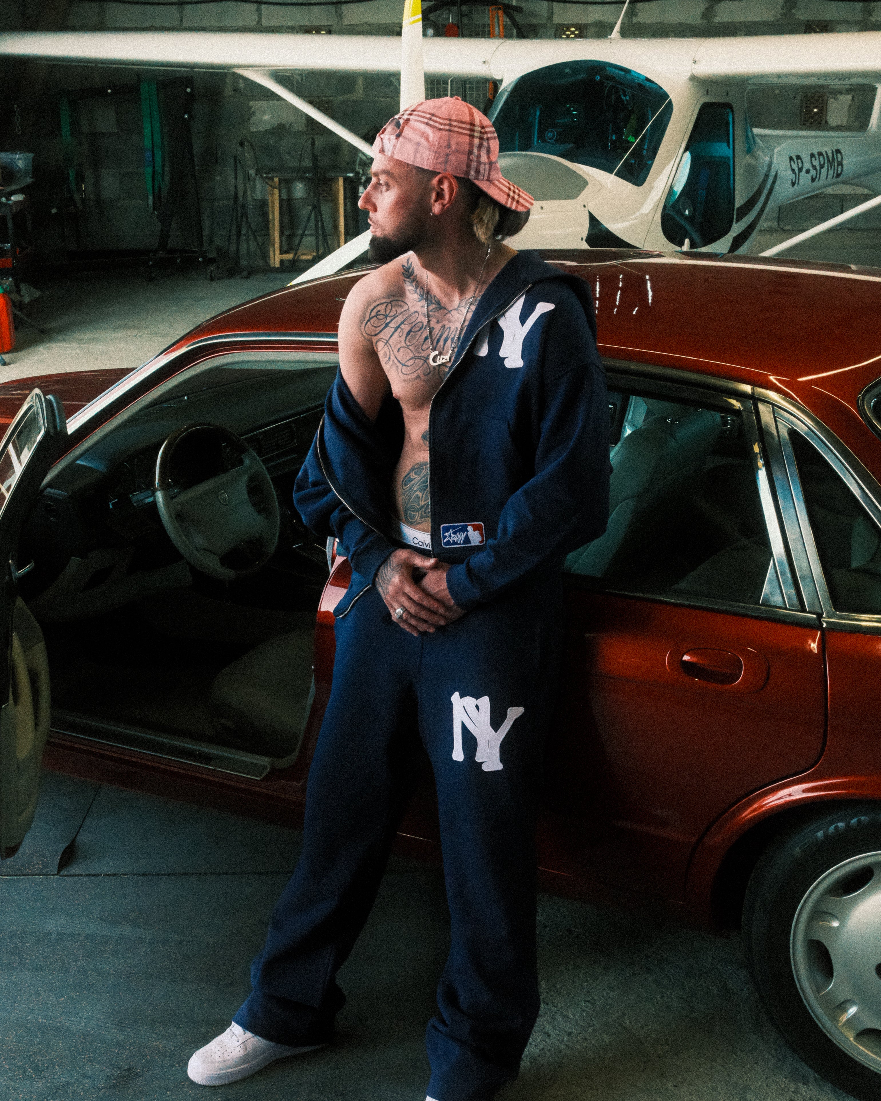 NEW YORK EMBROIDERED SWEATPANTS