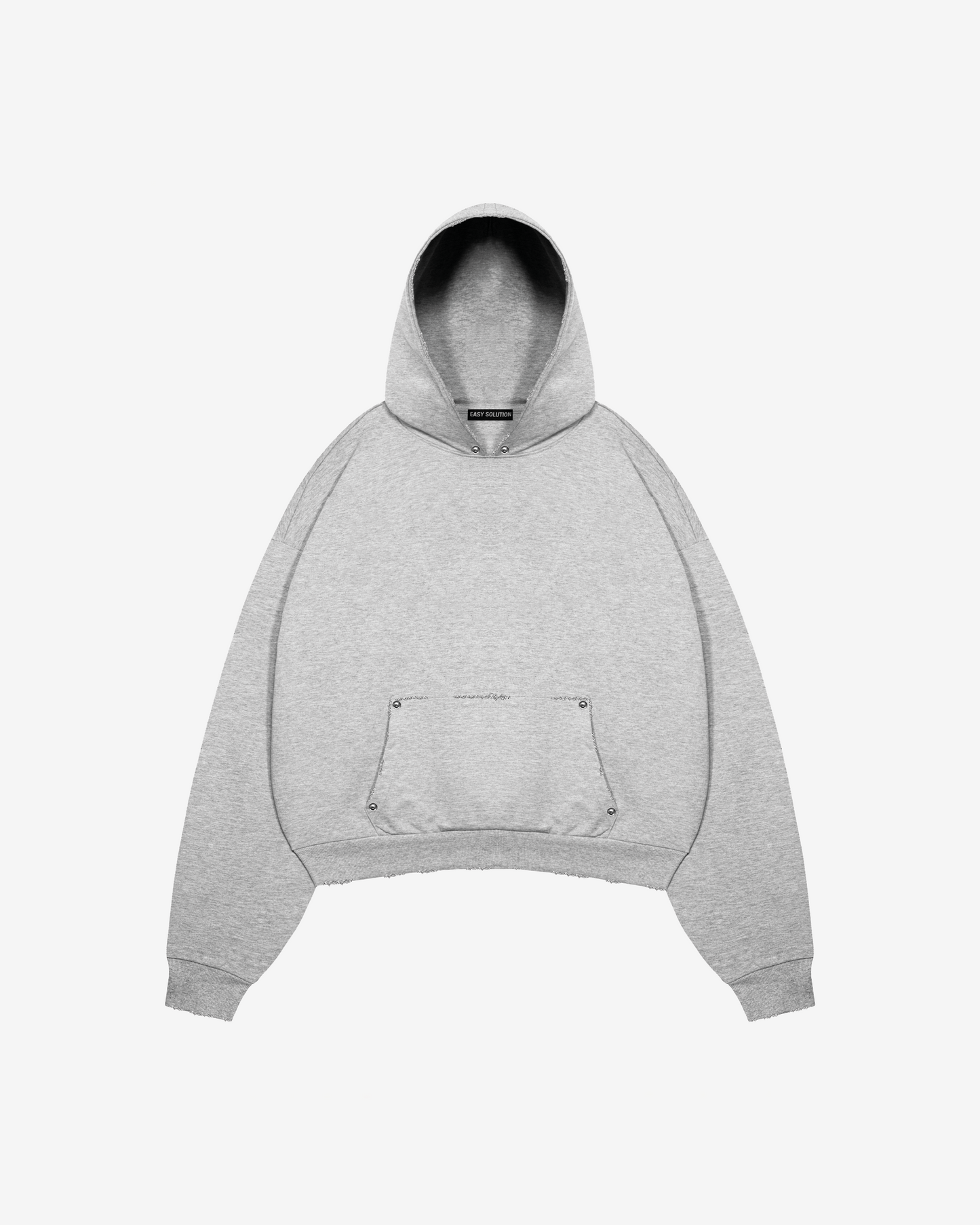BLANK DISTRESSED HOODIE