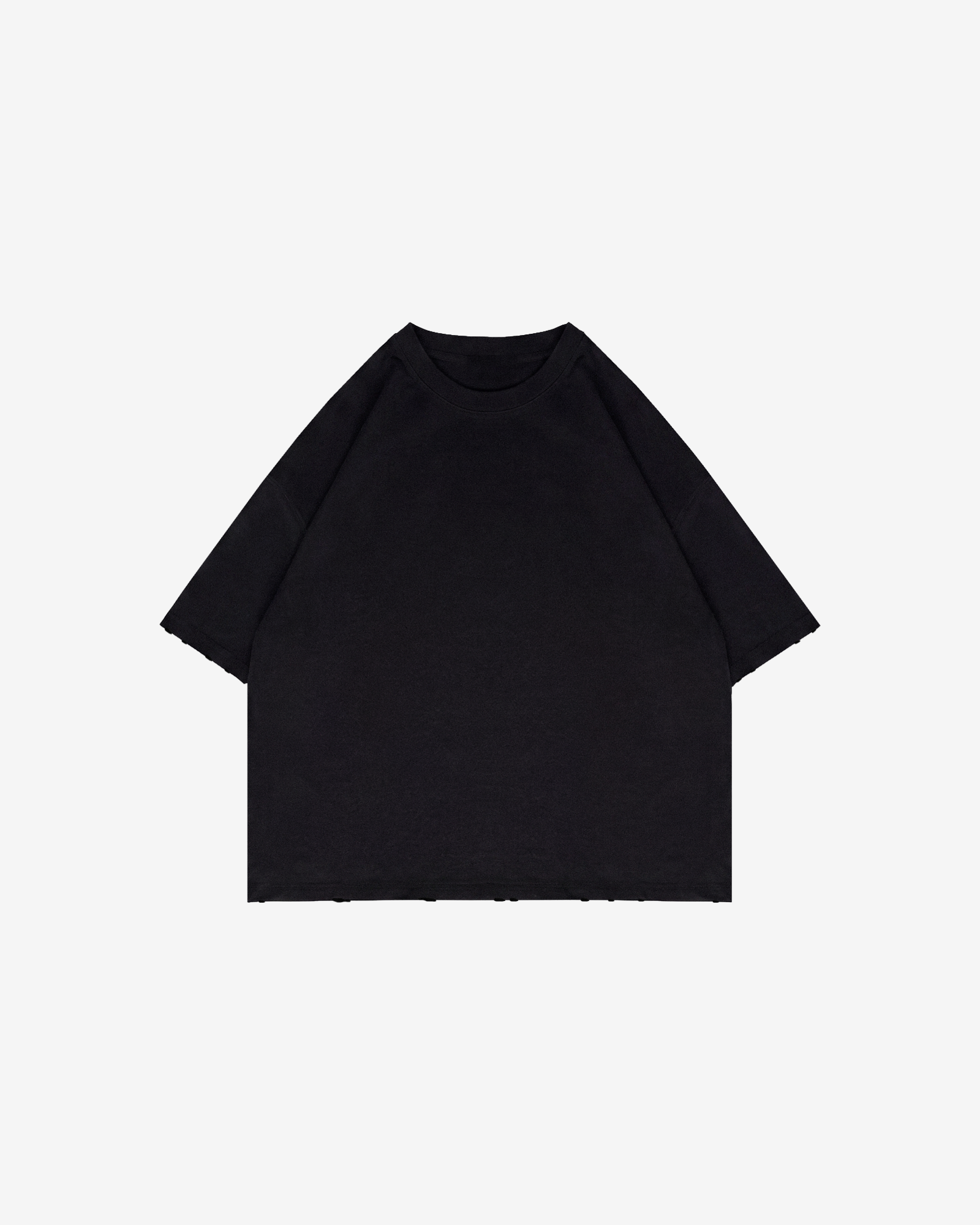 RECORDS REVERSIBLE DISTRESSED T-SHIRT