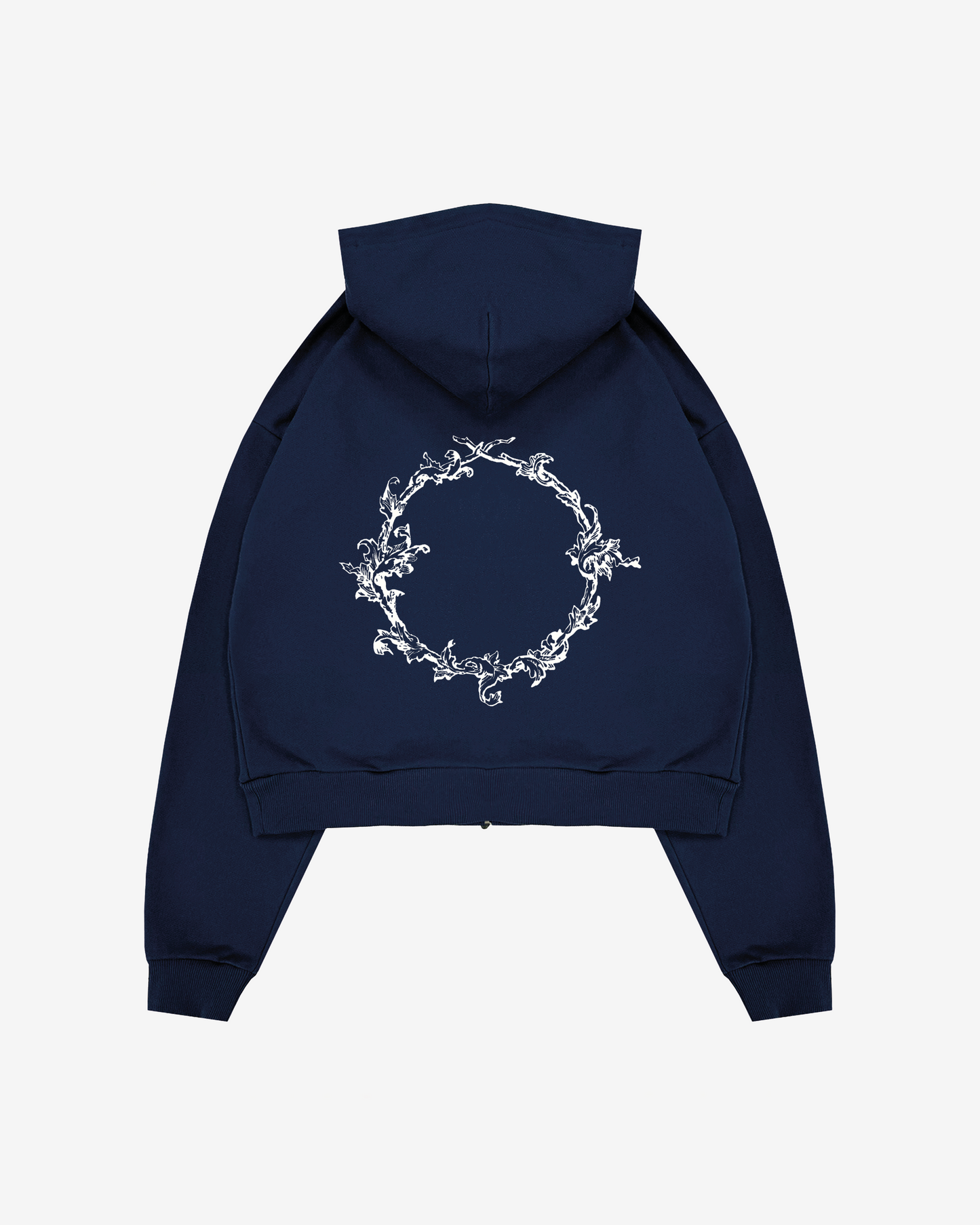 SPIKE ZIPPED HOODIE