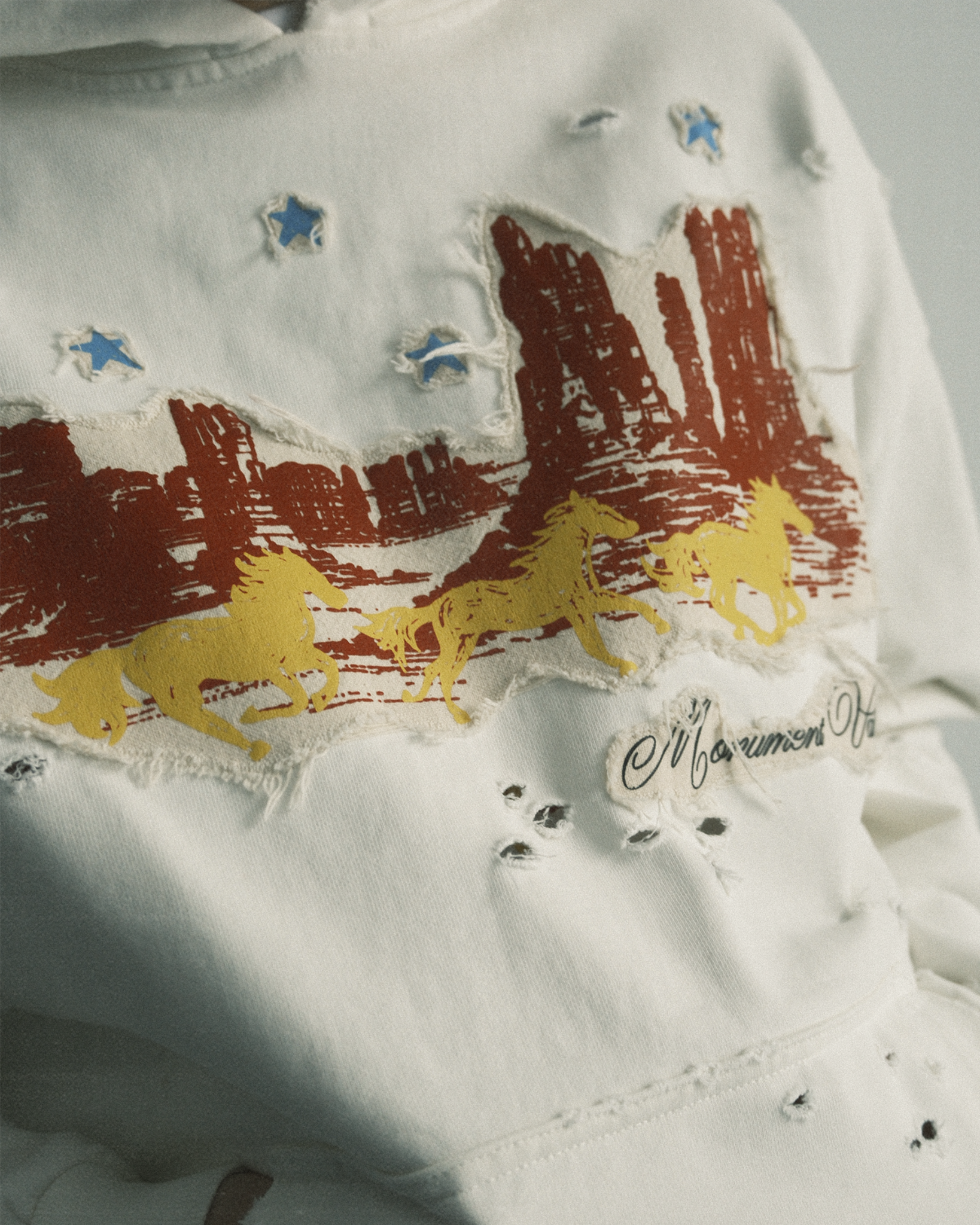 MONUMENT VALLEY APPLIQUÉ HOODIE
