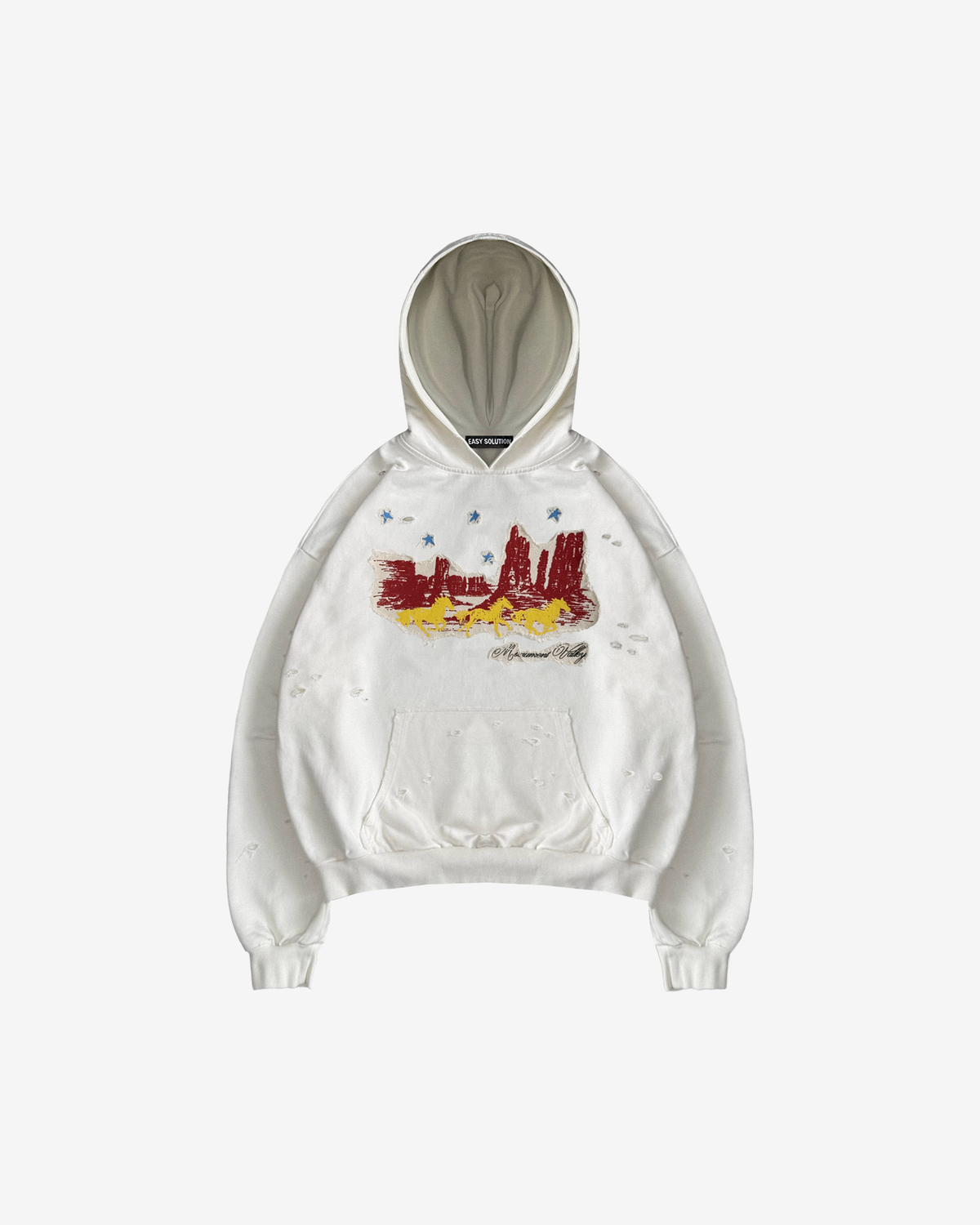 MONUMENT VALLEY APPLIQUÉ HOODIE