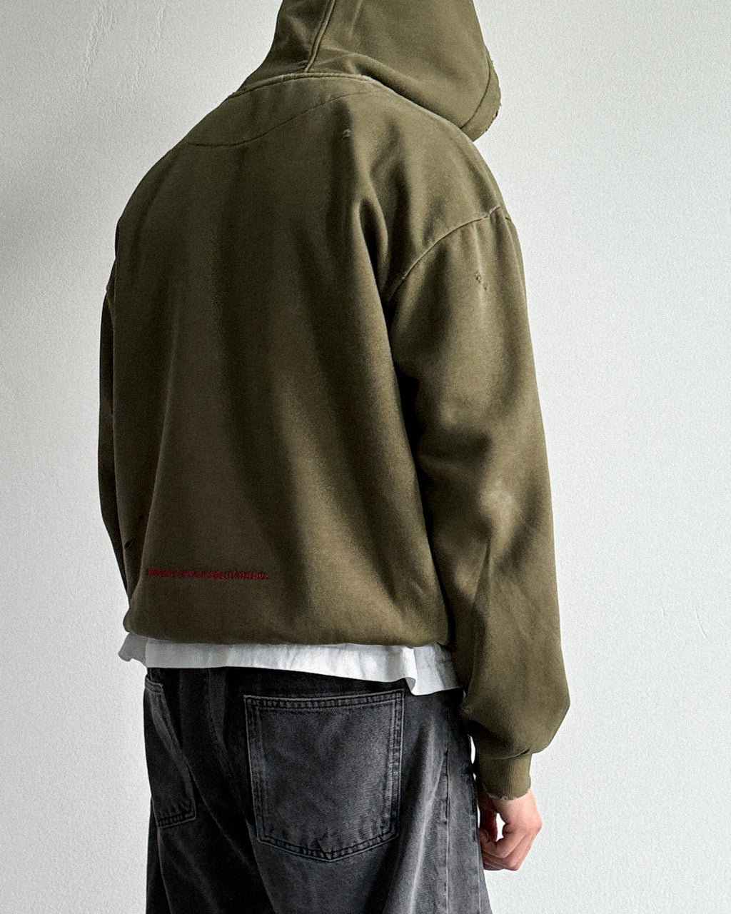 ARMY APPLIQUÉ HOODIE