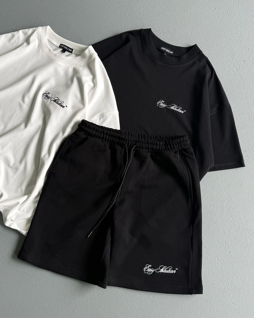 CORE EMBROIDERED COTTON SHORTS