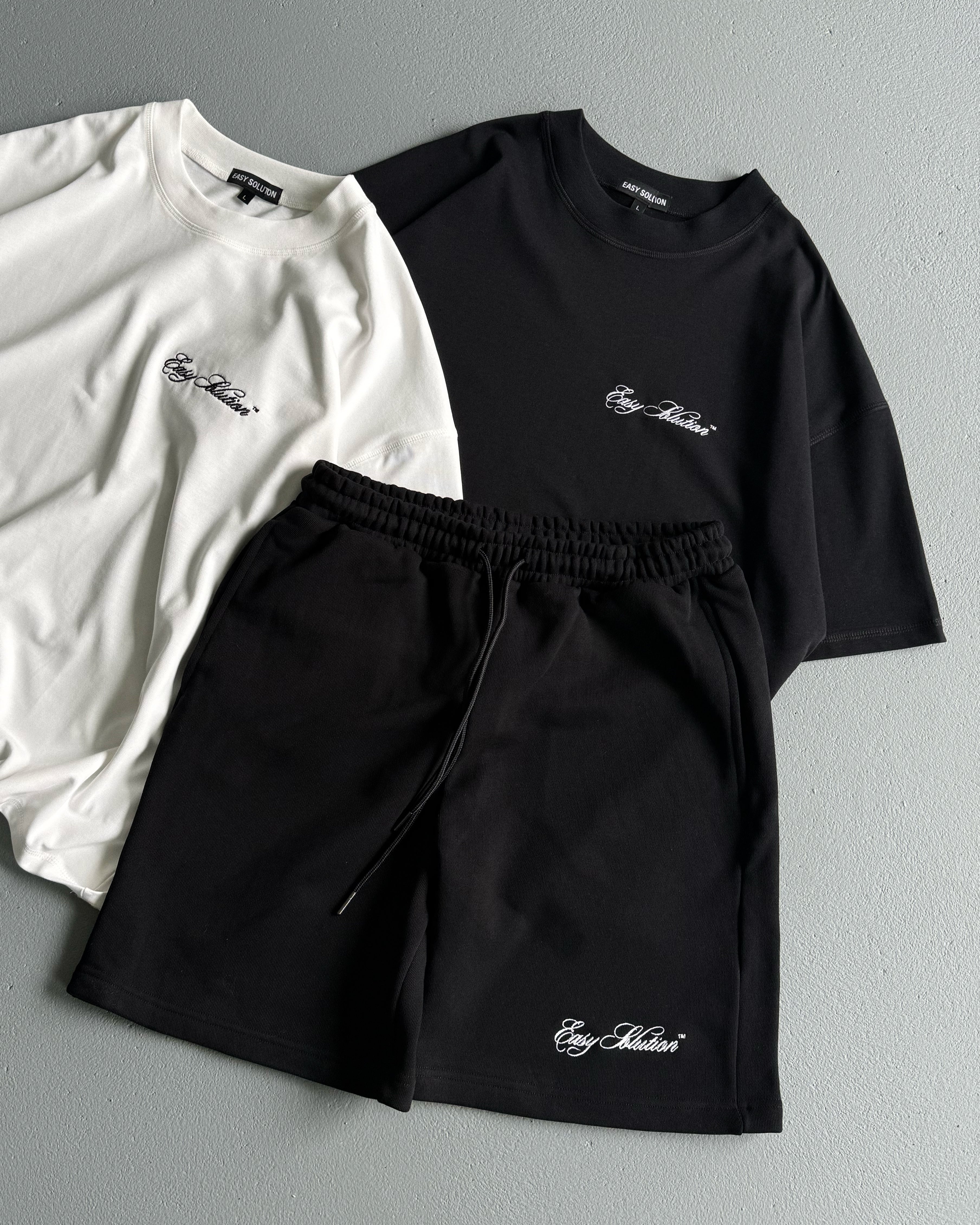 MINI LOGO EMBROIDERED COTTON SHORTS