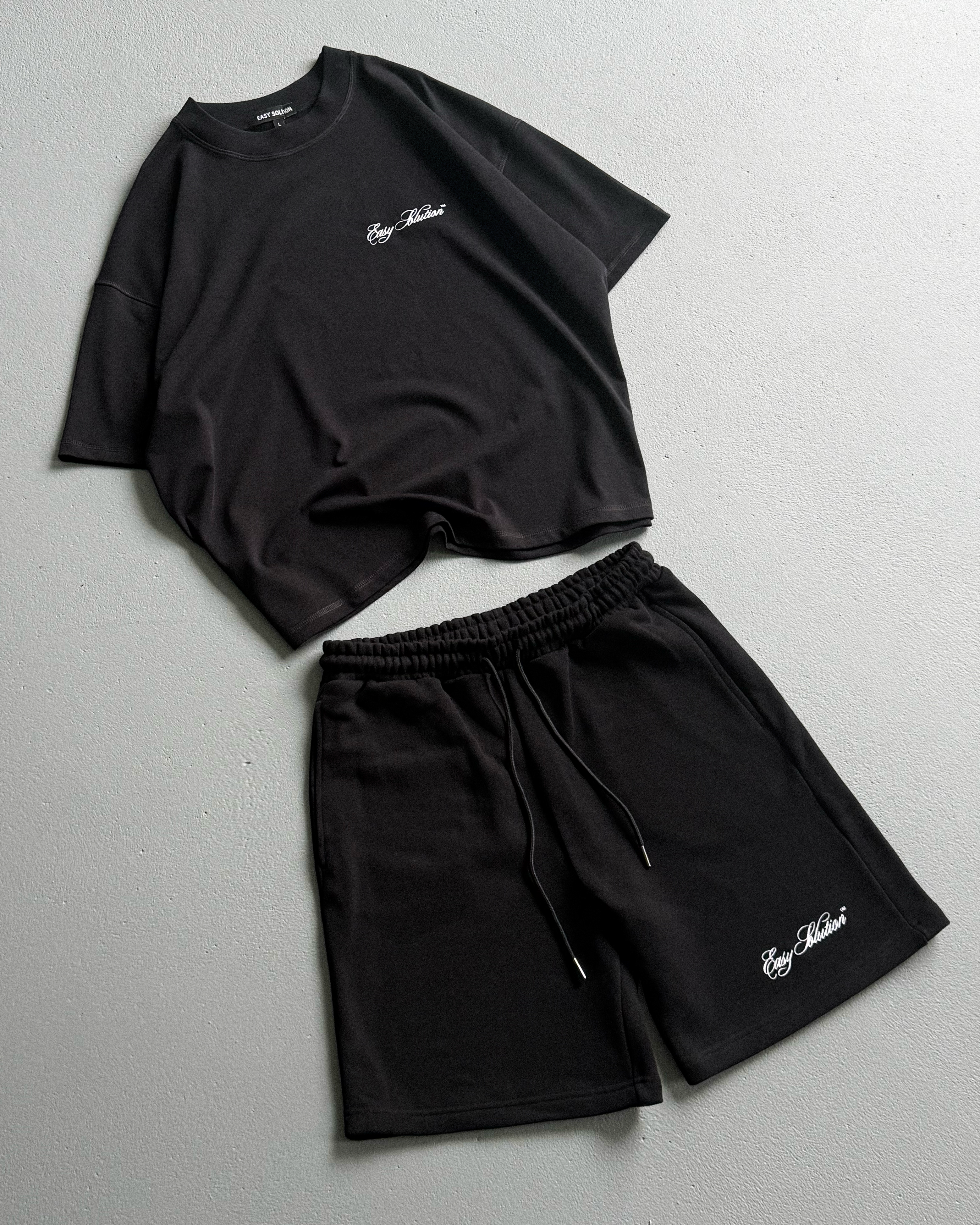 CORE EMBROIDERED COTTON SHORTS