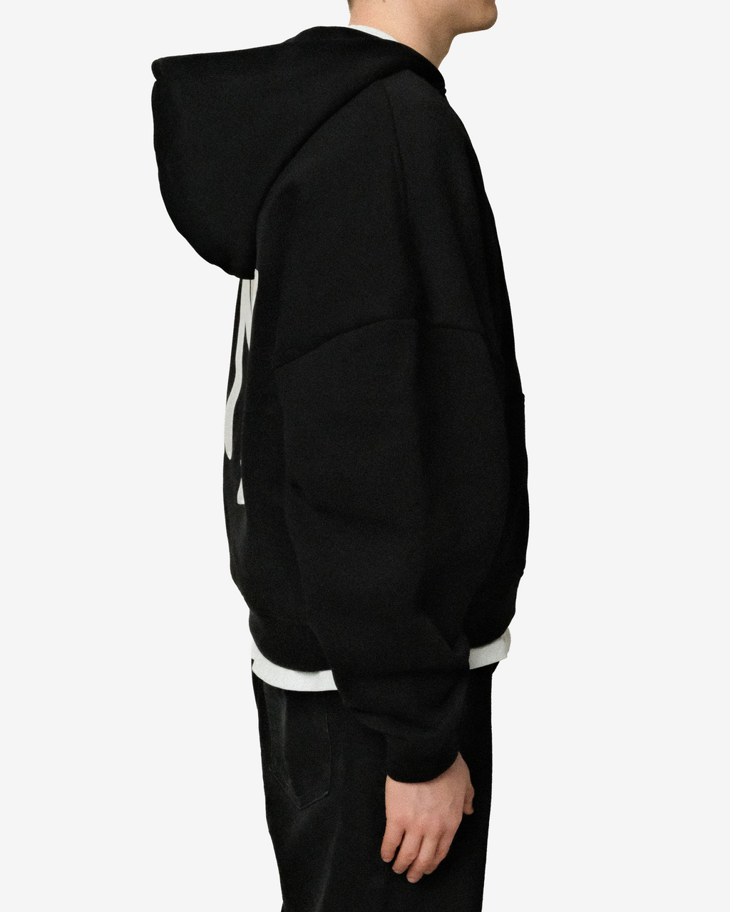 NEW YORK EMBROIDERED ZIPPED HOODIE
