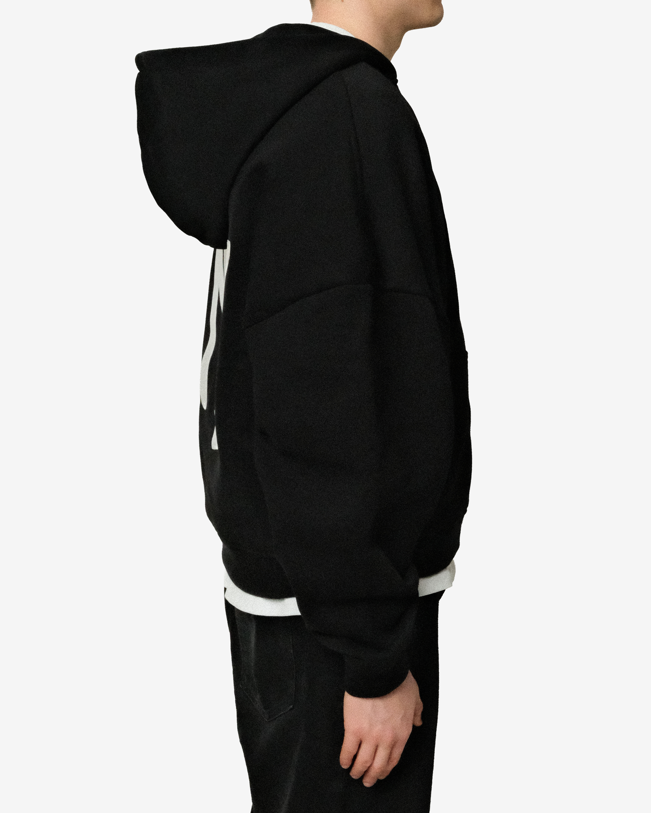 NEW YORK EMBROIDERED ZIPPED HOODIE
