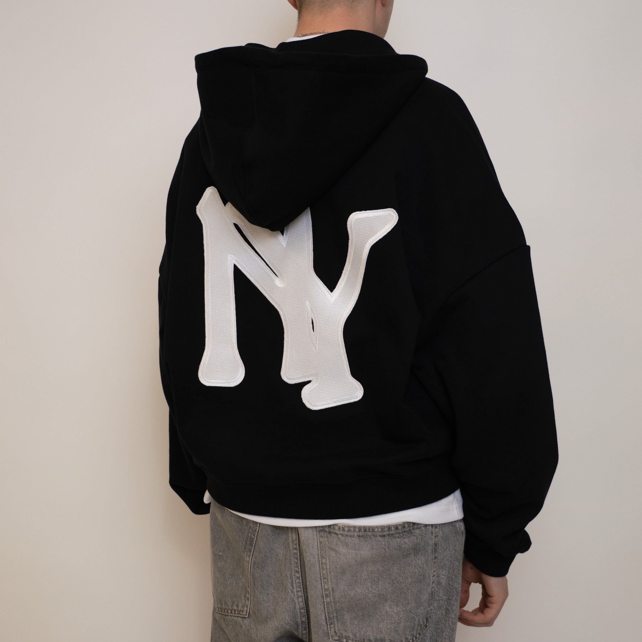 MLB EMBROIDERED ZIPPED HOODIE