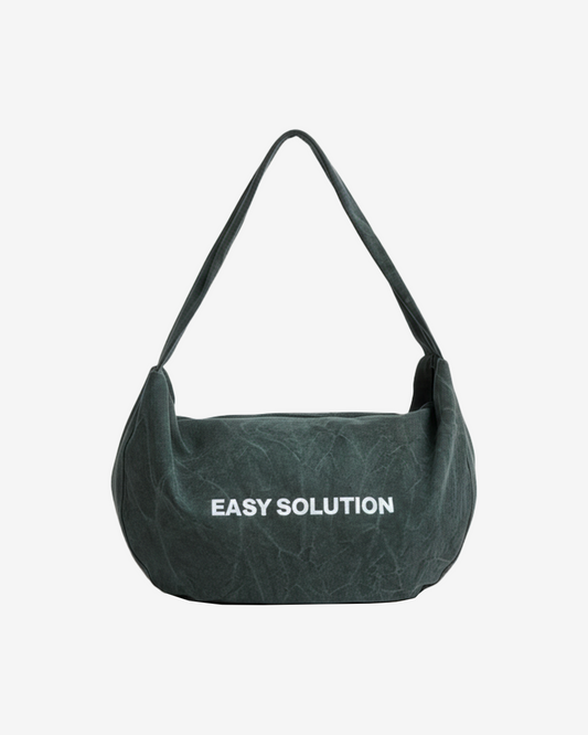 STONEWASH DENIM HANDBAG