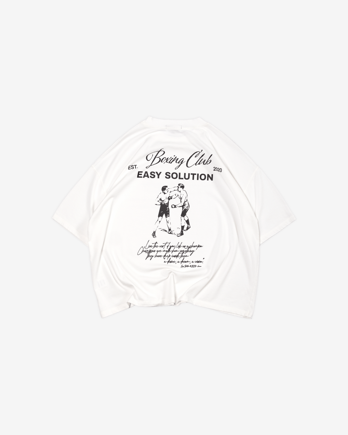 SCRIPT BOXING T-SHIRT