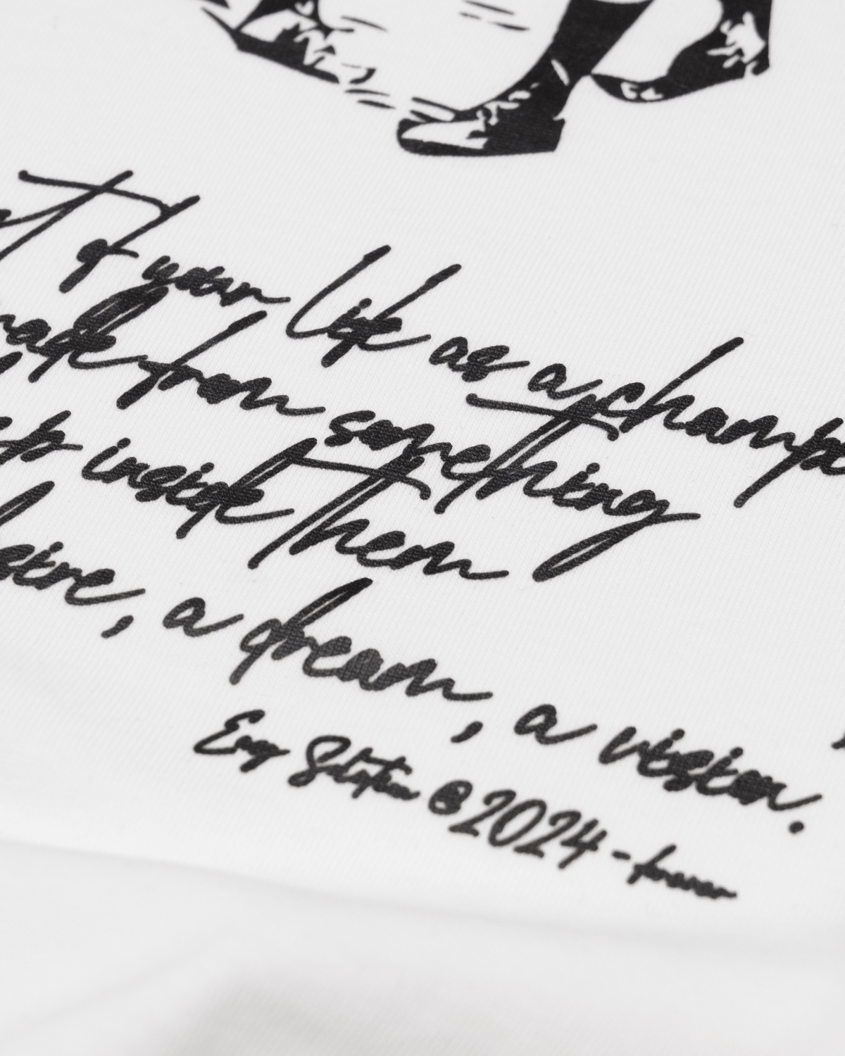 SCRIPT BOXING T-SHIRT