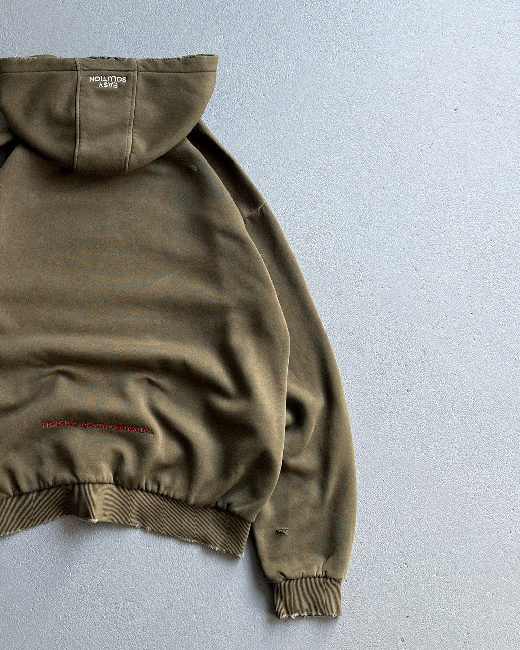 ARMY APPLIQUÉ HOODIE