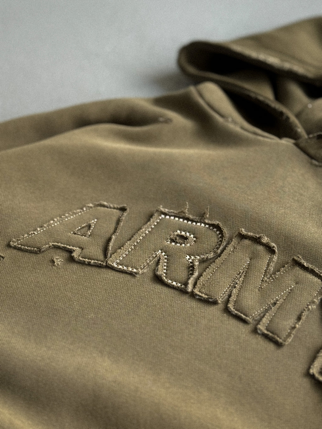 ARMY APPLIQUÉ HOODIE