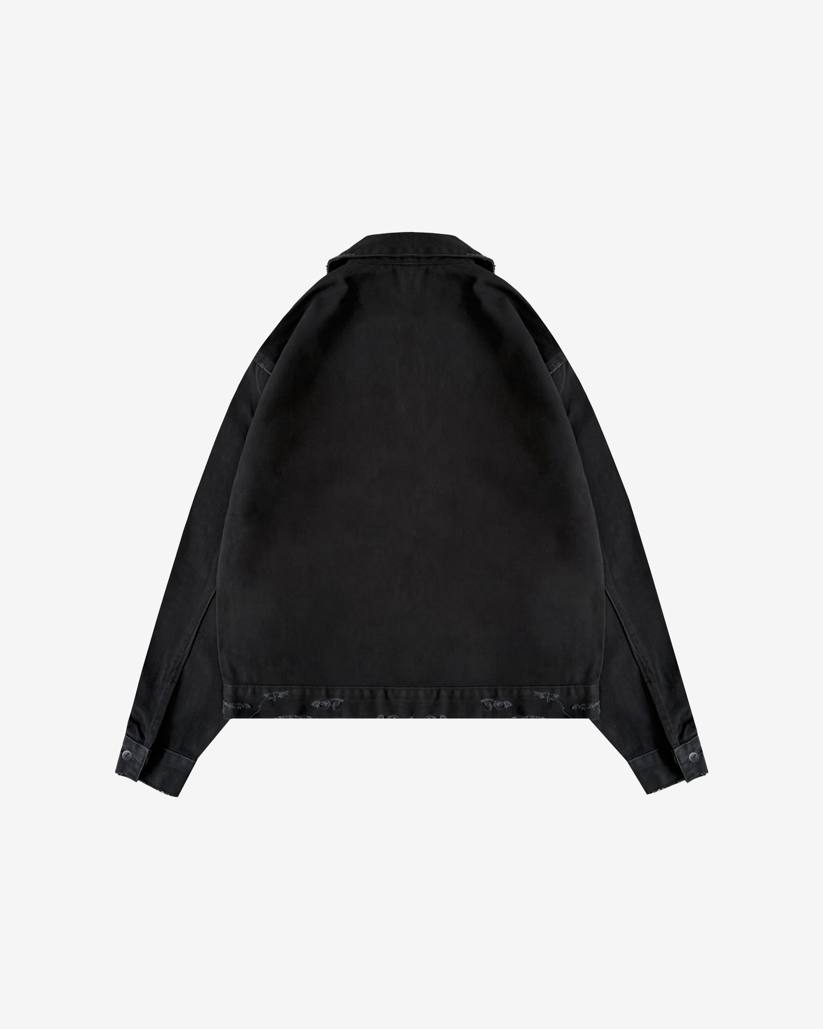 DENIM DISTRESSED TRUCKER JACKET