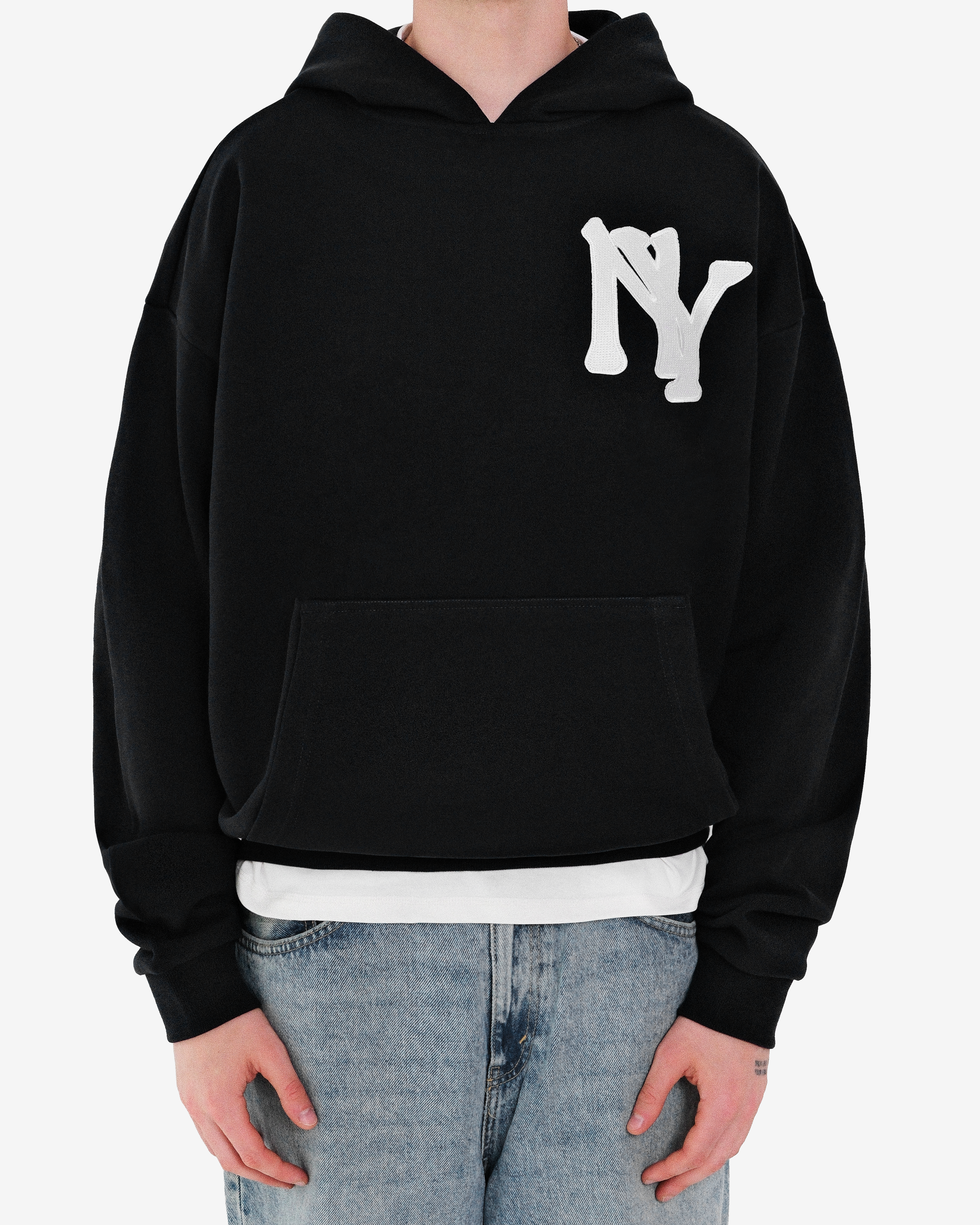 NEW YORK EMBROIDERED HOODIE