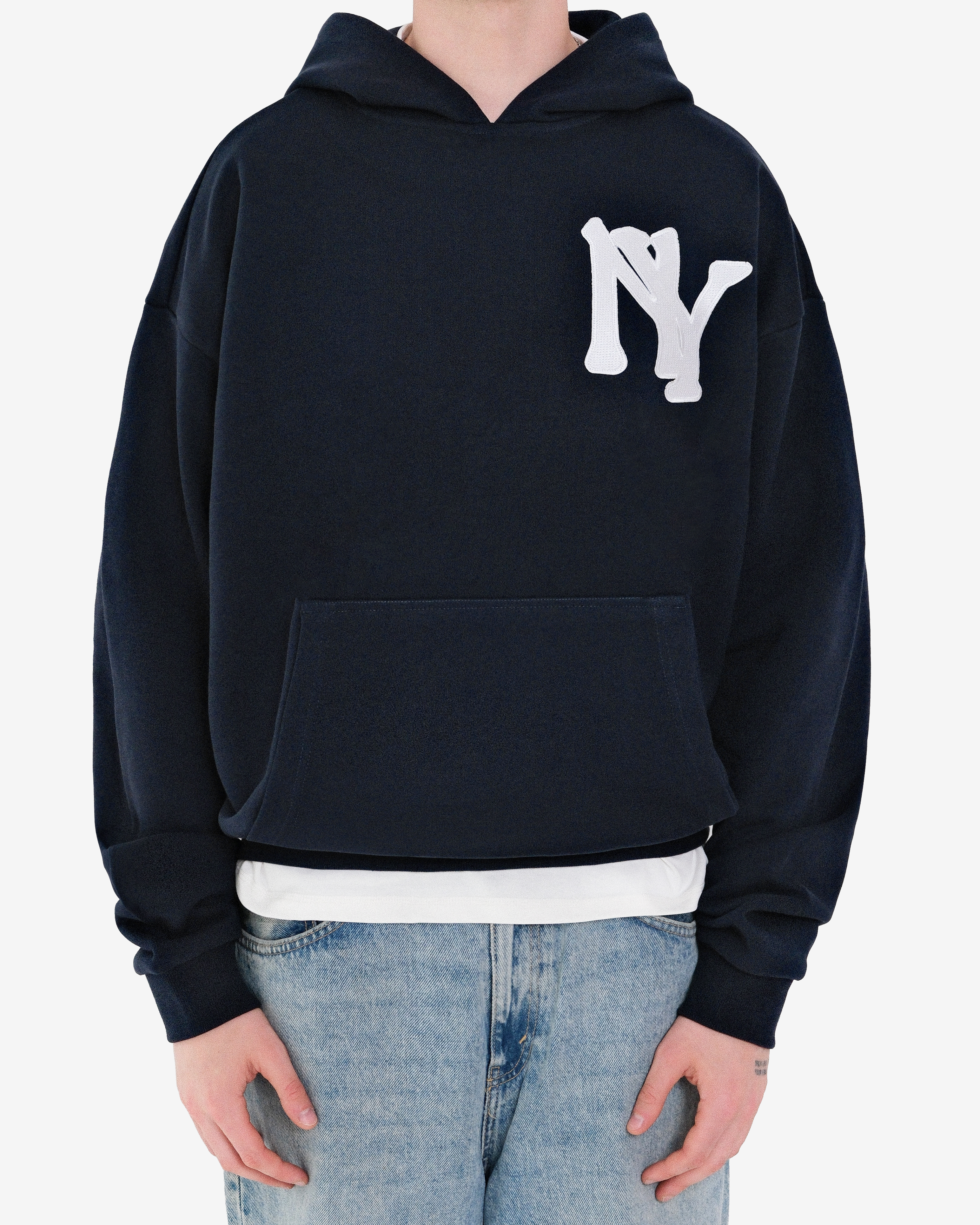 NEW YORK EMBROIDERED HOODIE