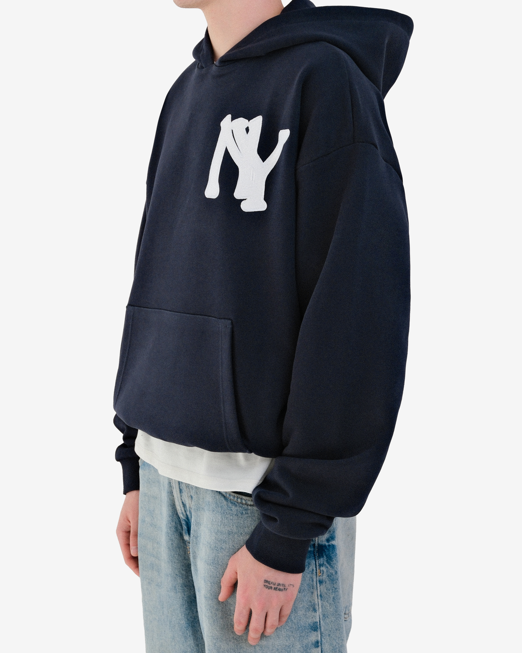 NEW YORK EMBROIDERED HOODIE