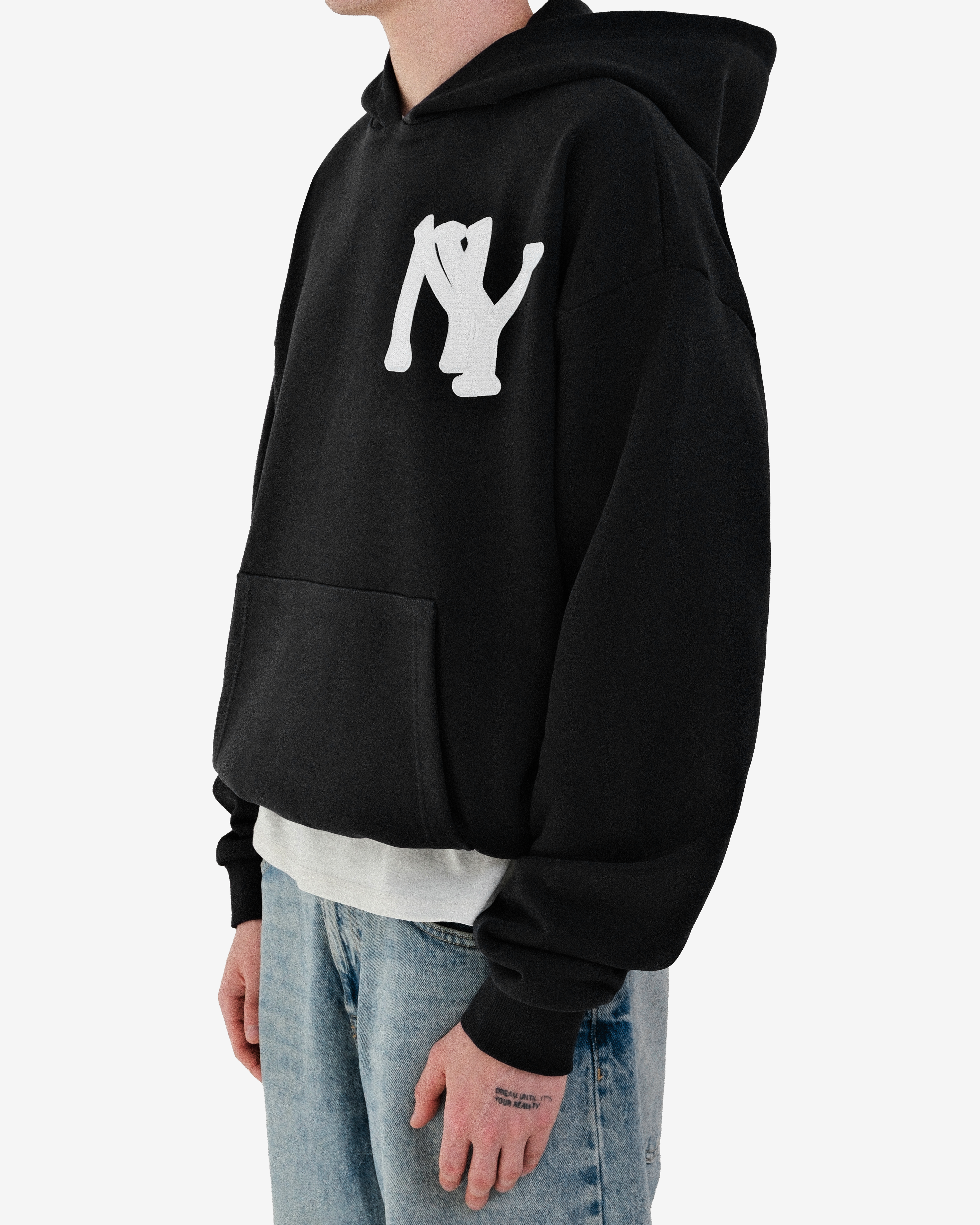 NEW YORK EMBROIDERED HOODIE