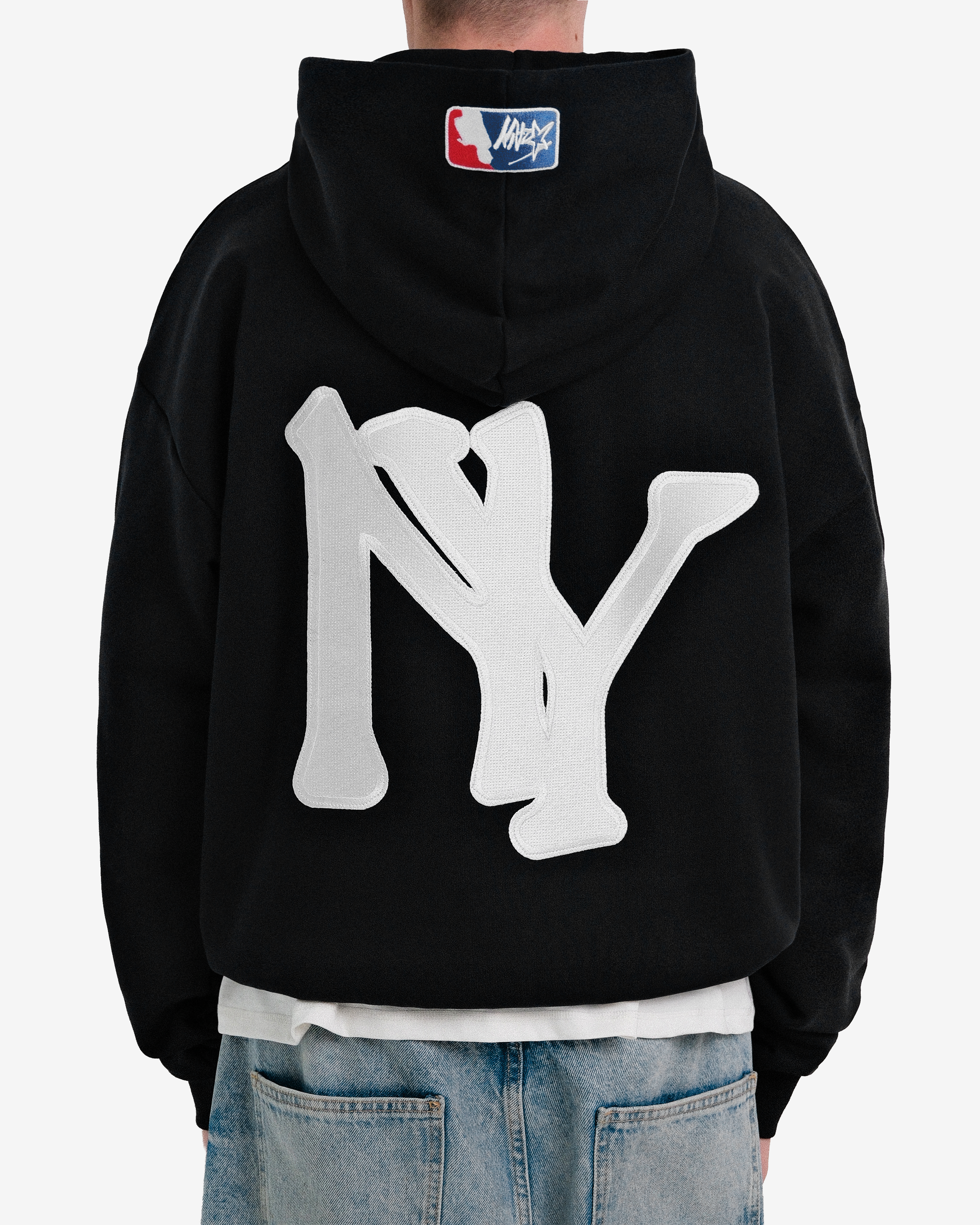 NEW YORK EMBROIDERED HOODIE