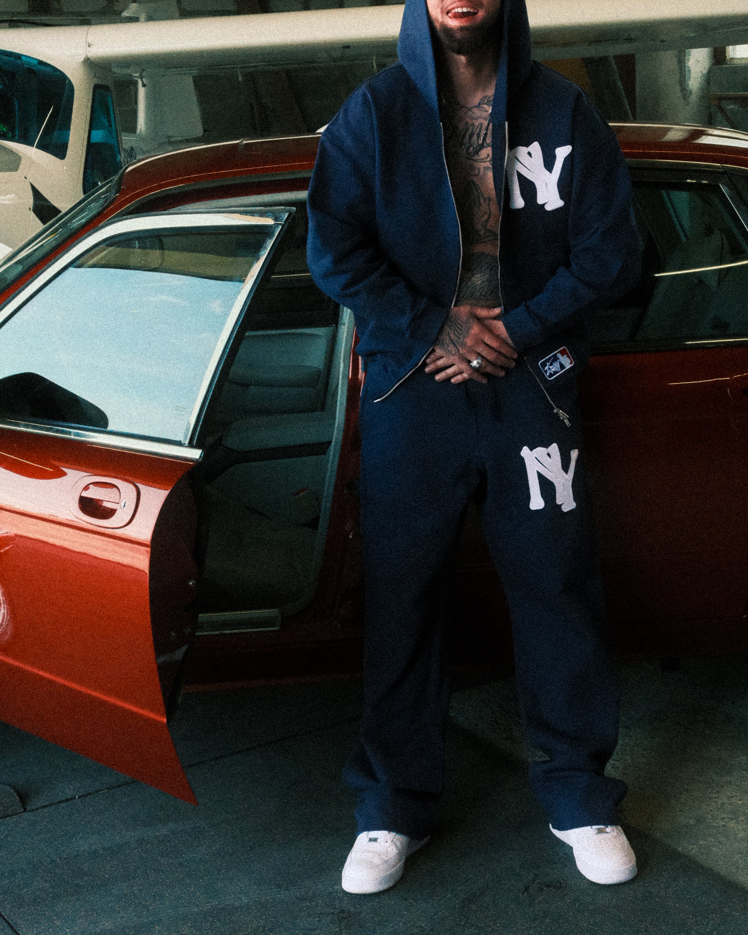 NEW YORK EMBROIDERED SWEATPANTS