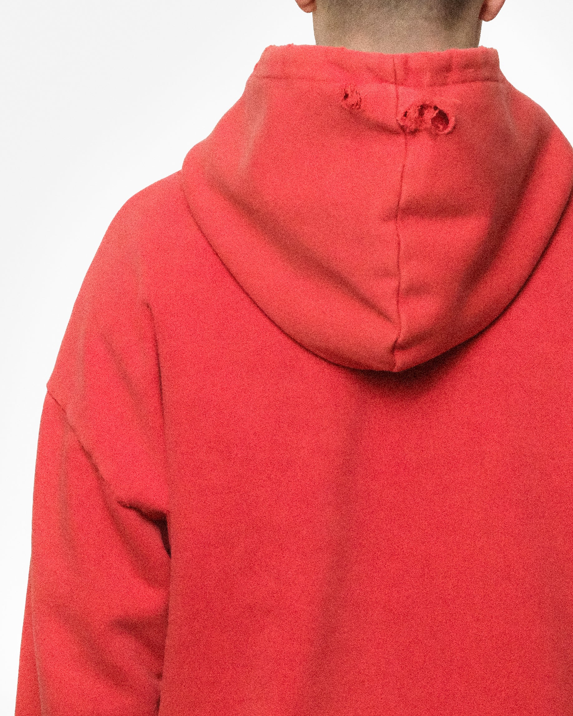 HEAVYWEIGHT FADED DISTRESSED HOODIE