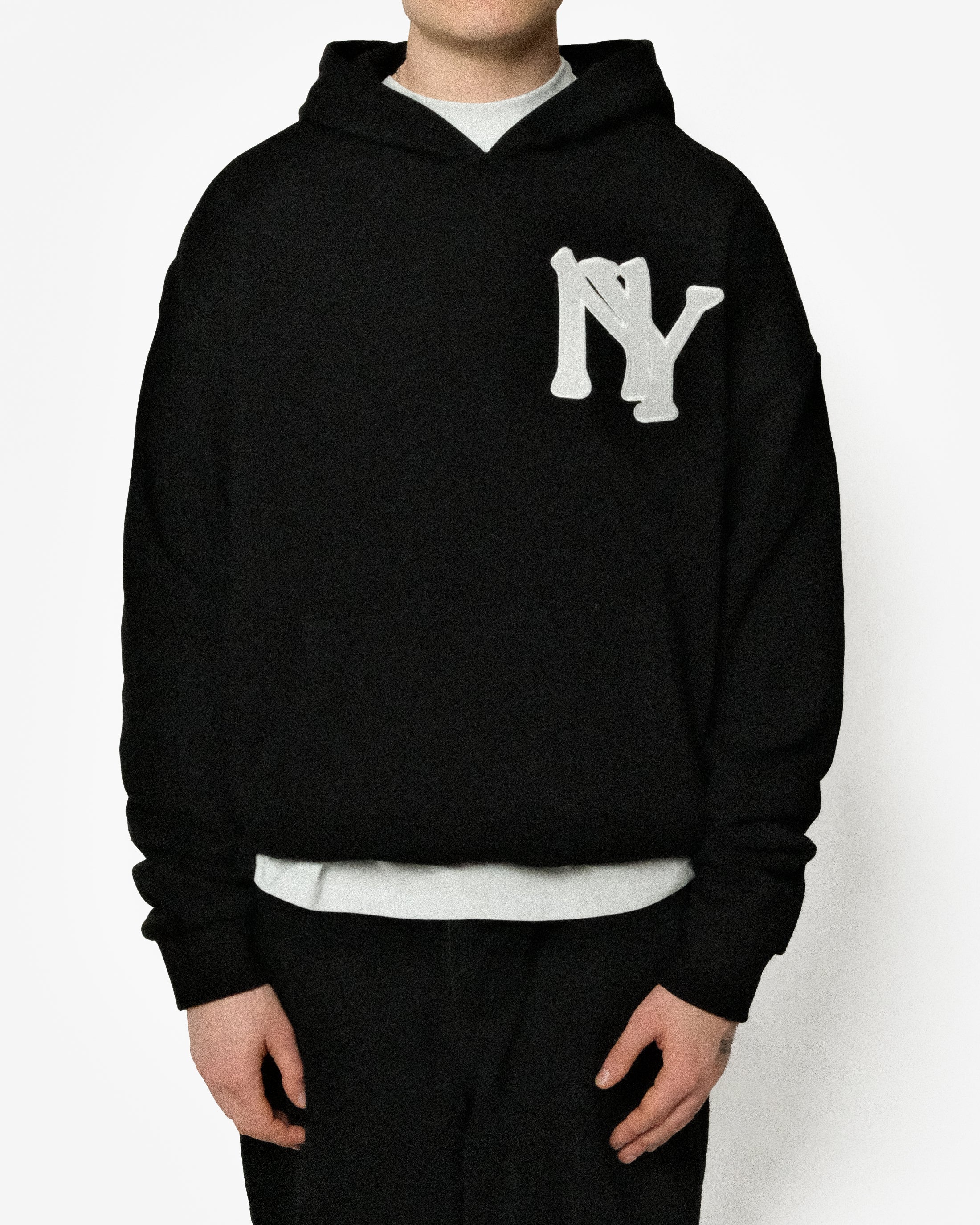 NEW YORK EMBROIDERED HOODIE – Easy Solution