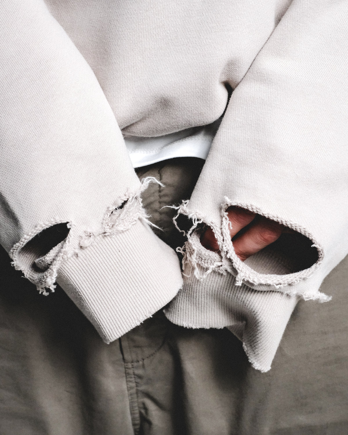 ANGEL DISTRESSED HOODIE