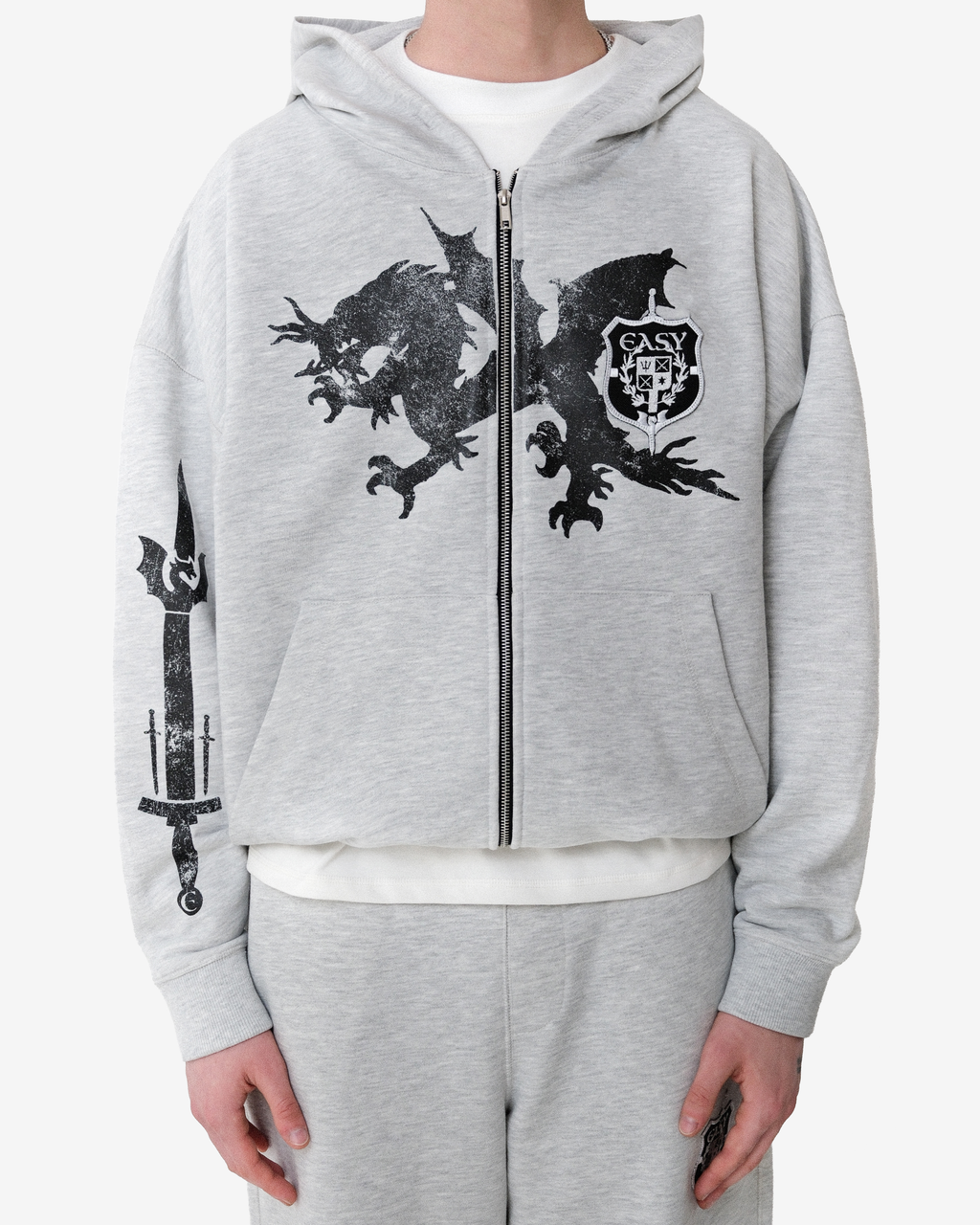 LEGION CREST ZIPPED HOODIE