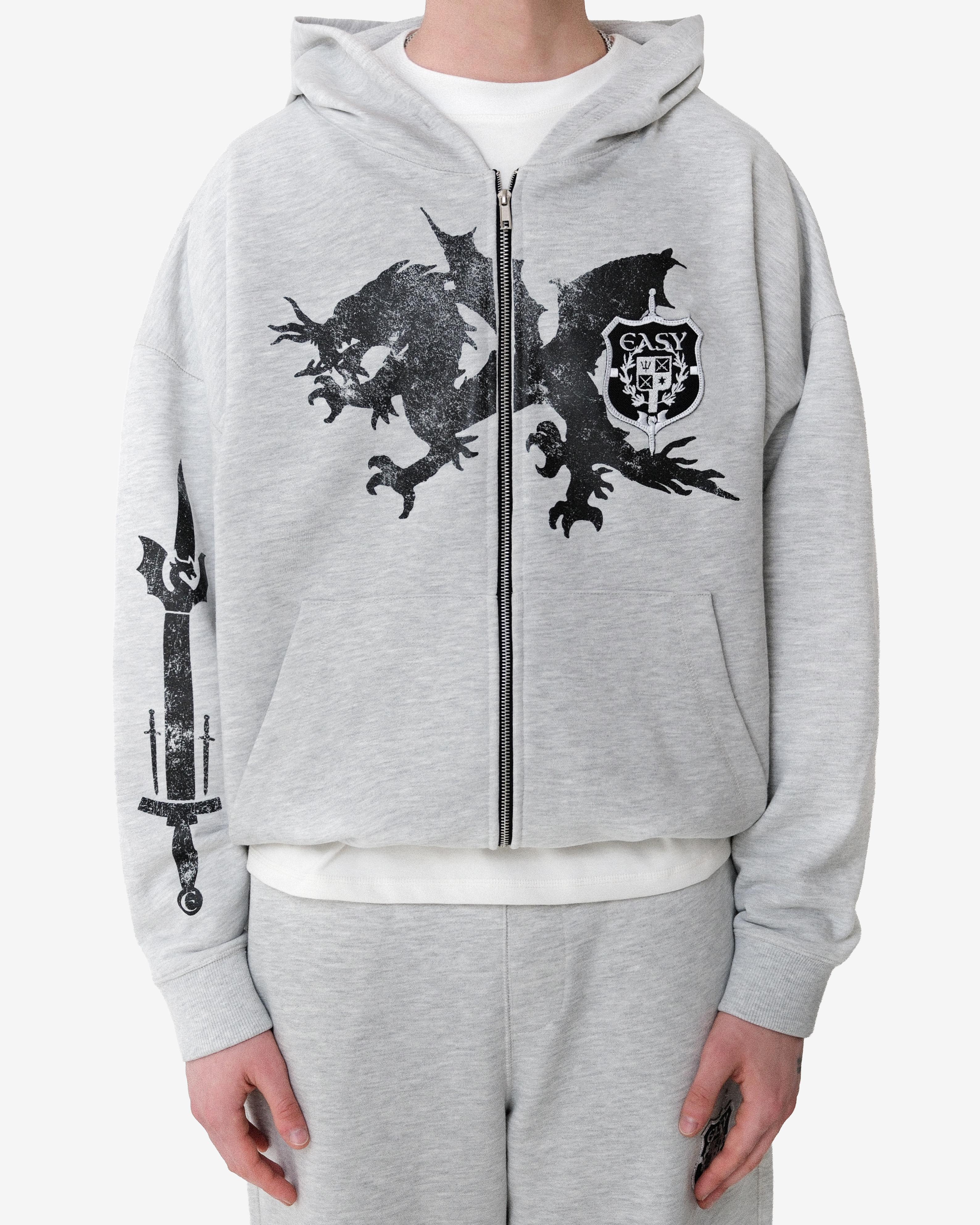 LEGION CREST ZIPPED HOODIE