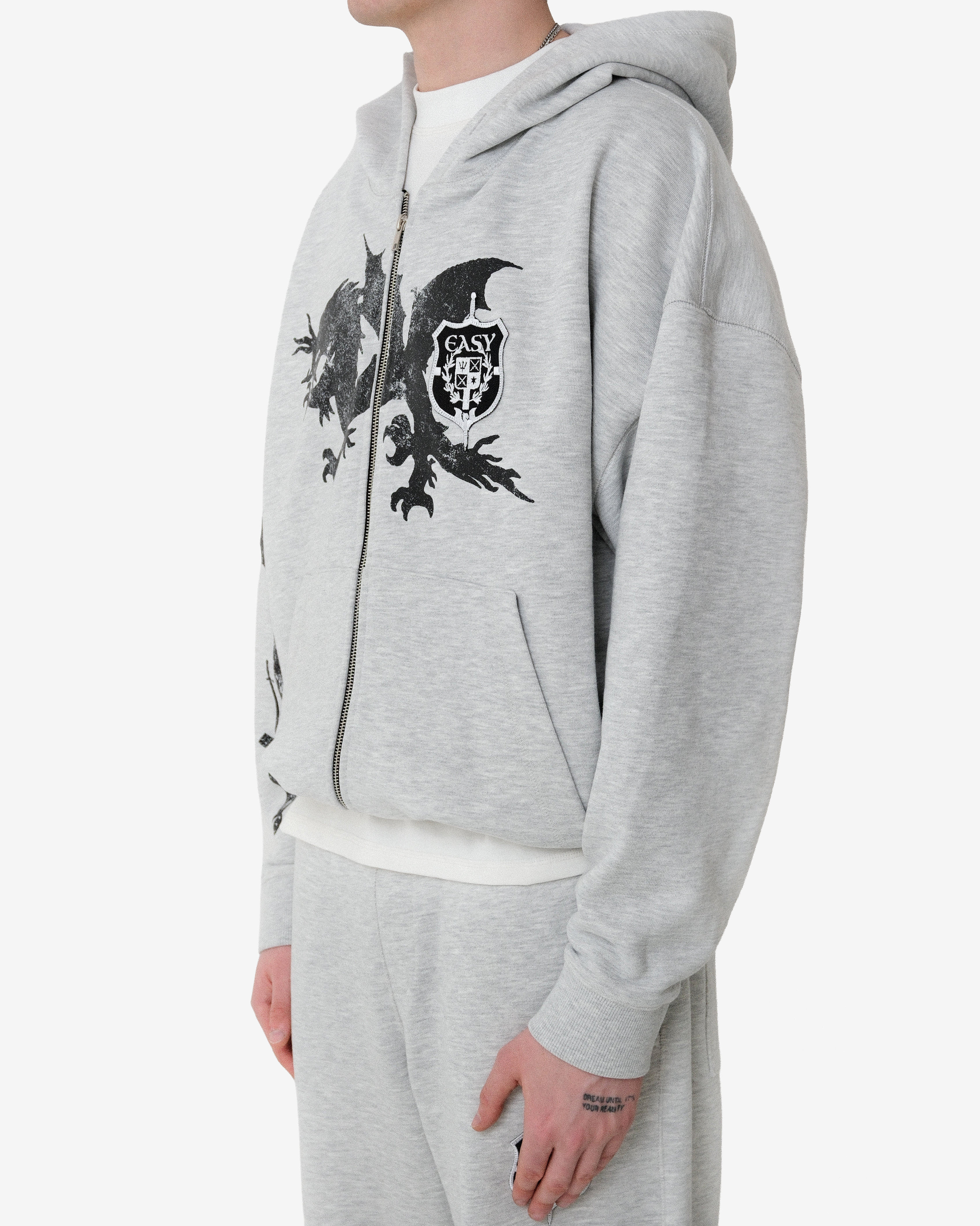 LEGION CREST ZIPPED HOODIE