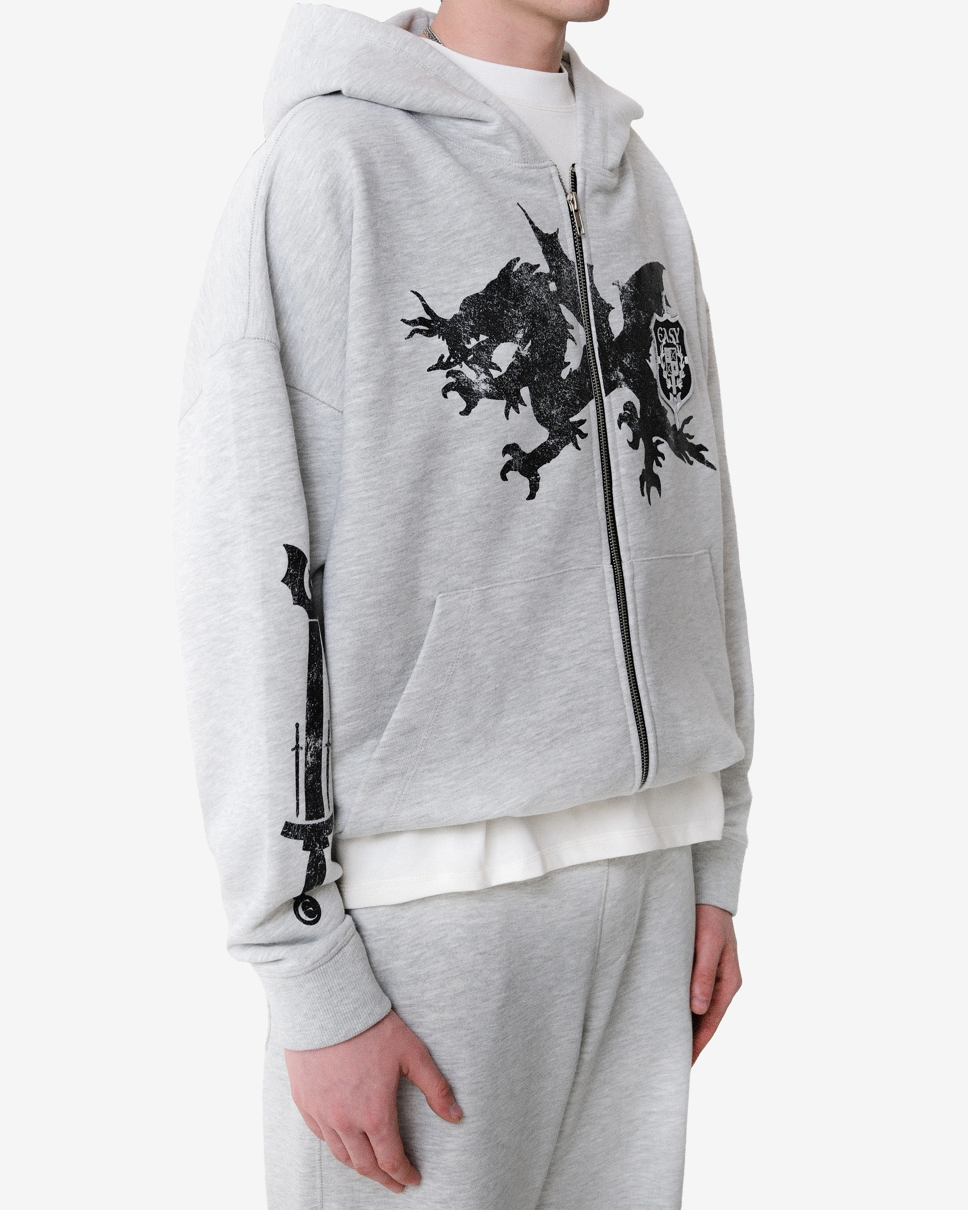 LEGION CREST ZIPPED HOODIE