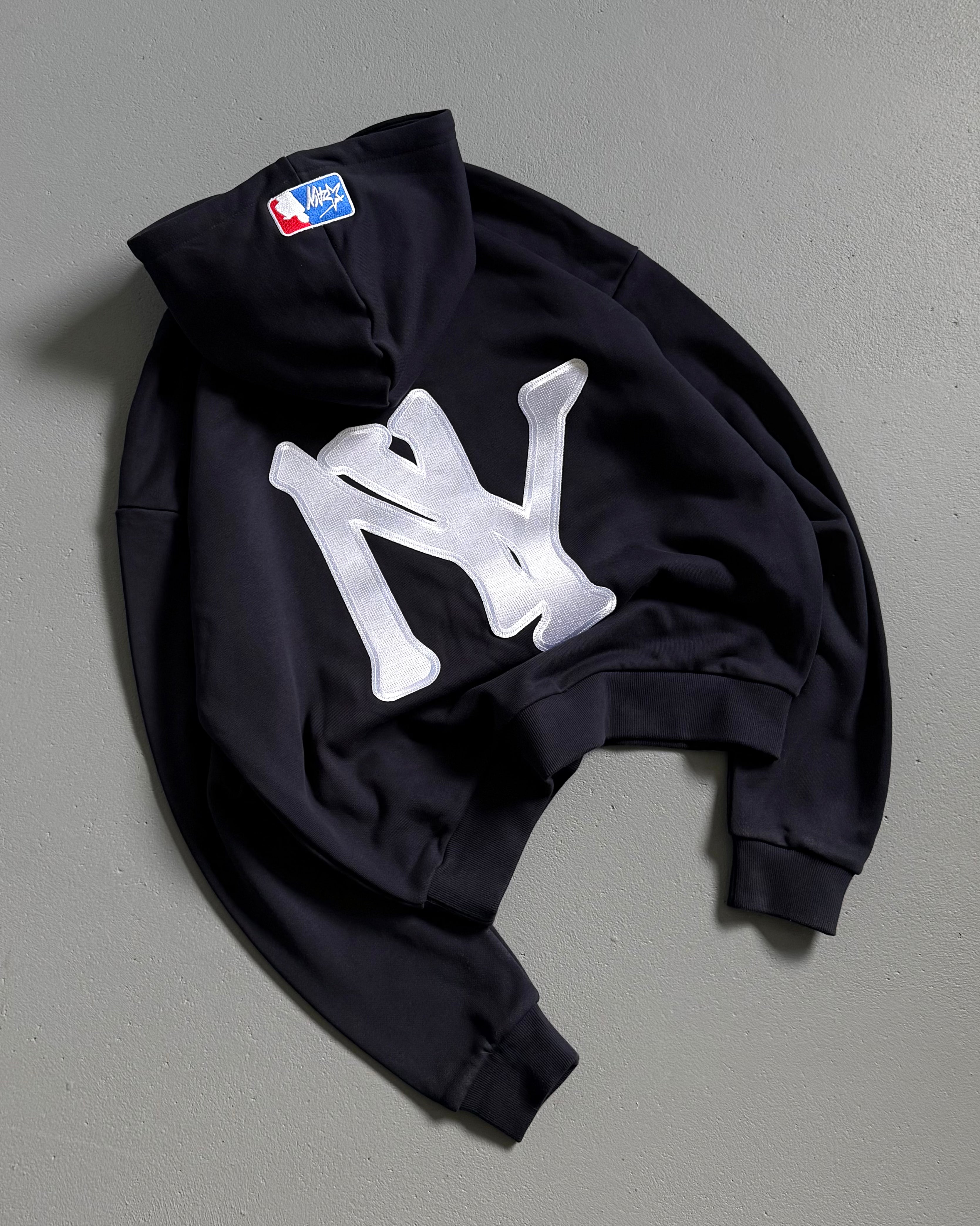 NEW YORK EMBROIDERED HOODIE