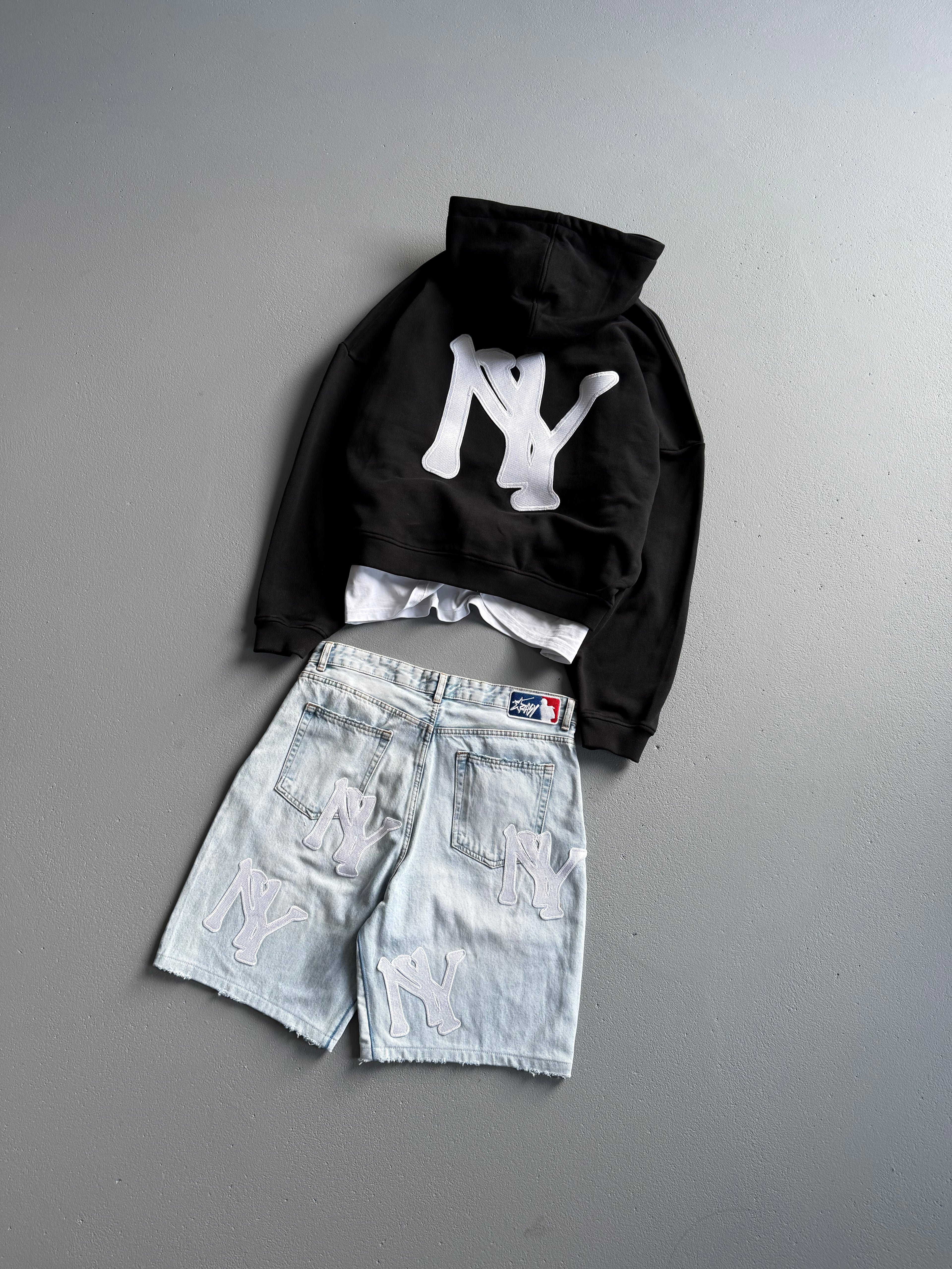 MLB EMBROIDERED ZIPPED HOODIE