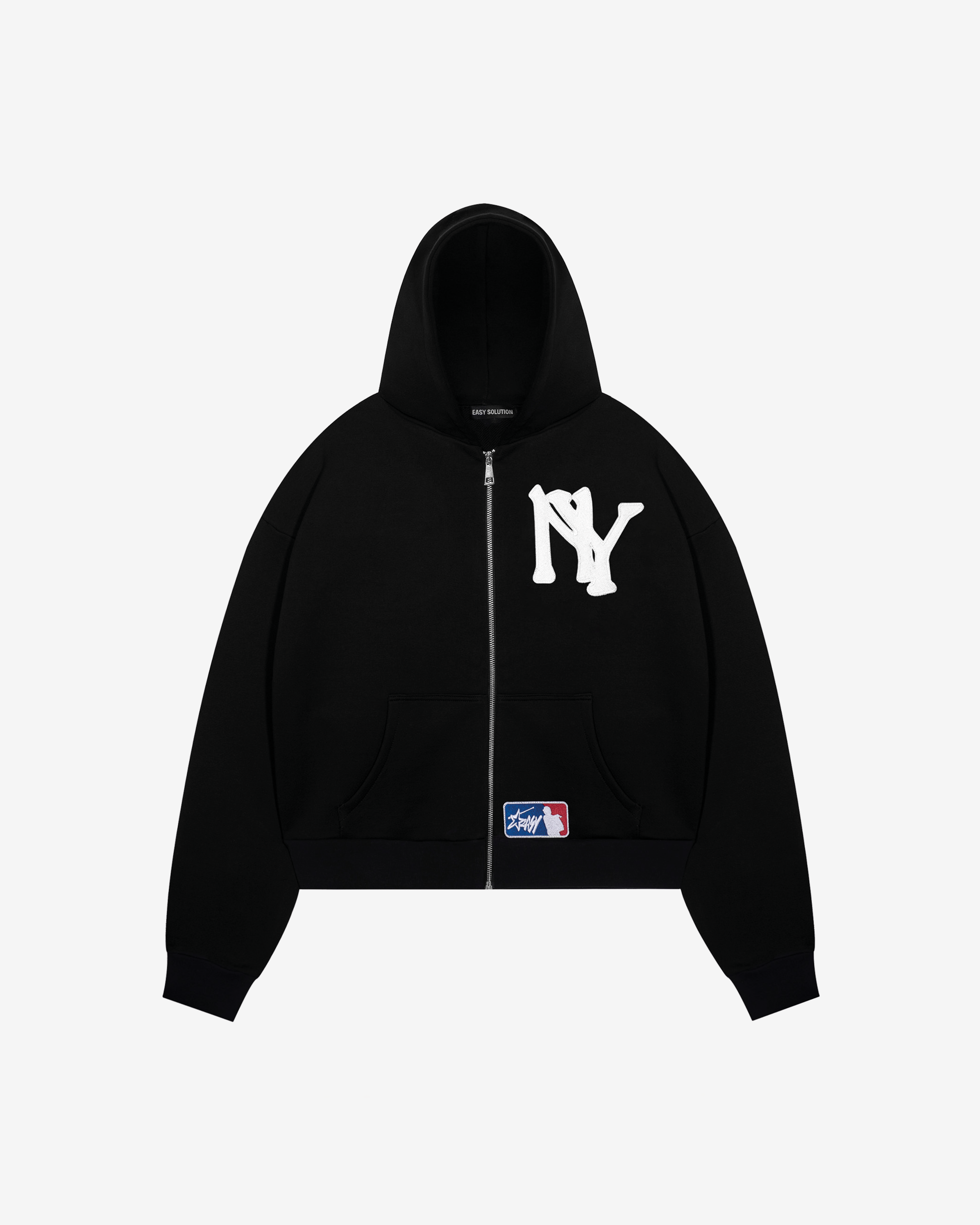 MLB EMBROIDERED ZIPPED HOODIE