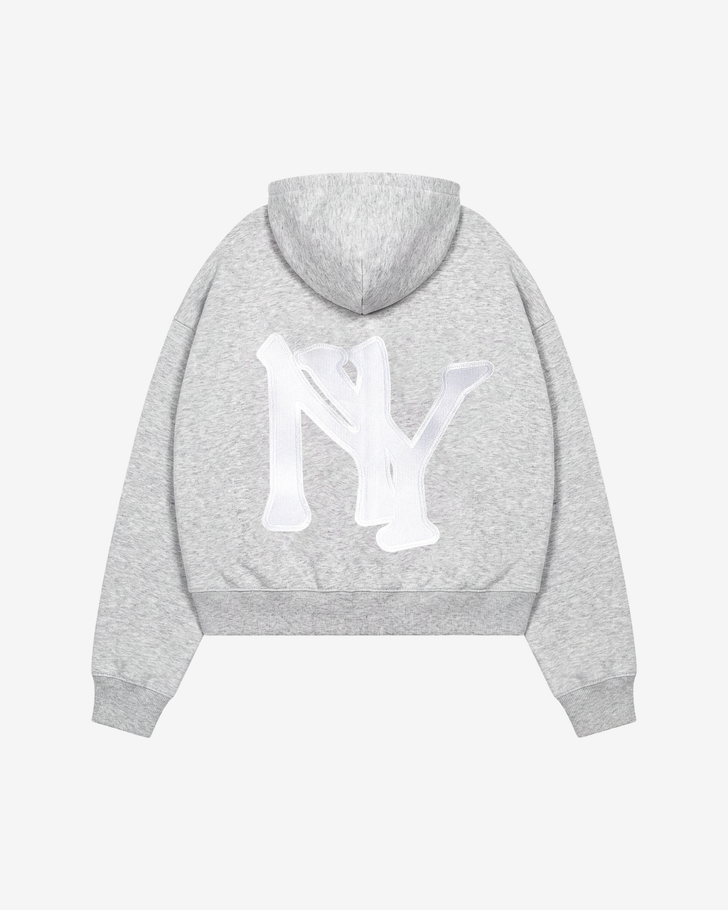 NEW YORK EMBROIDERED ZIPPED HOODIE