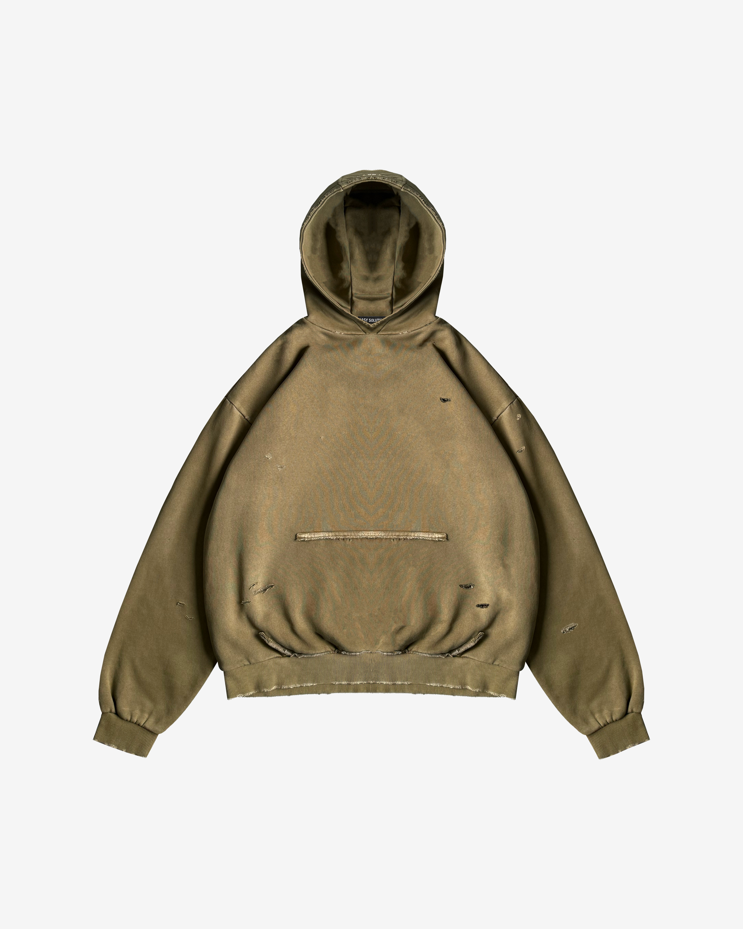 BLANK WORN HOODIE