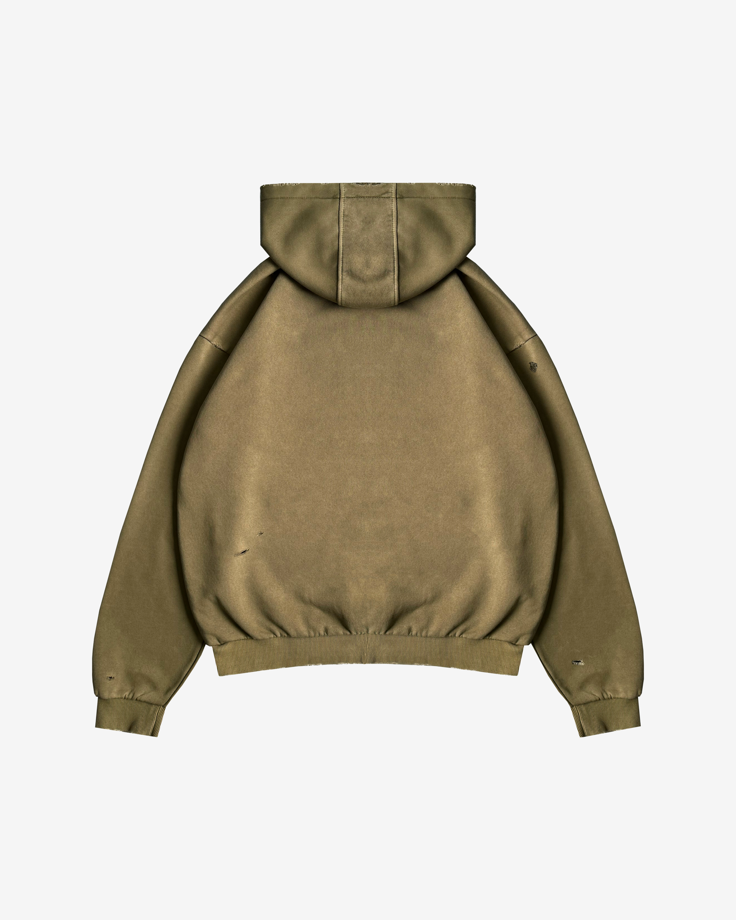 BLANK WORN HOODIE