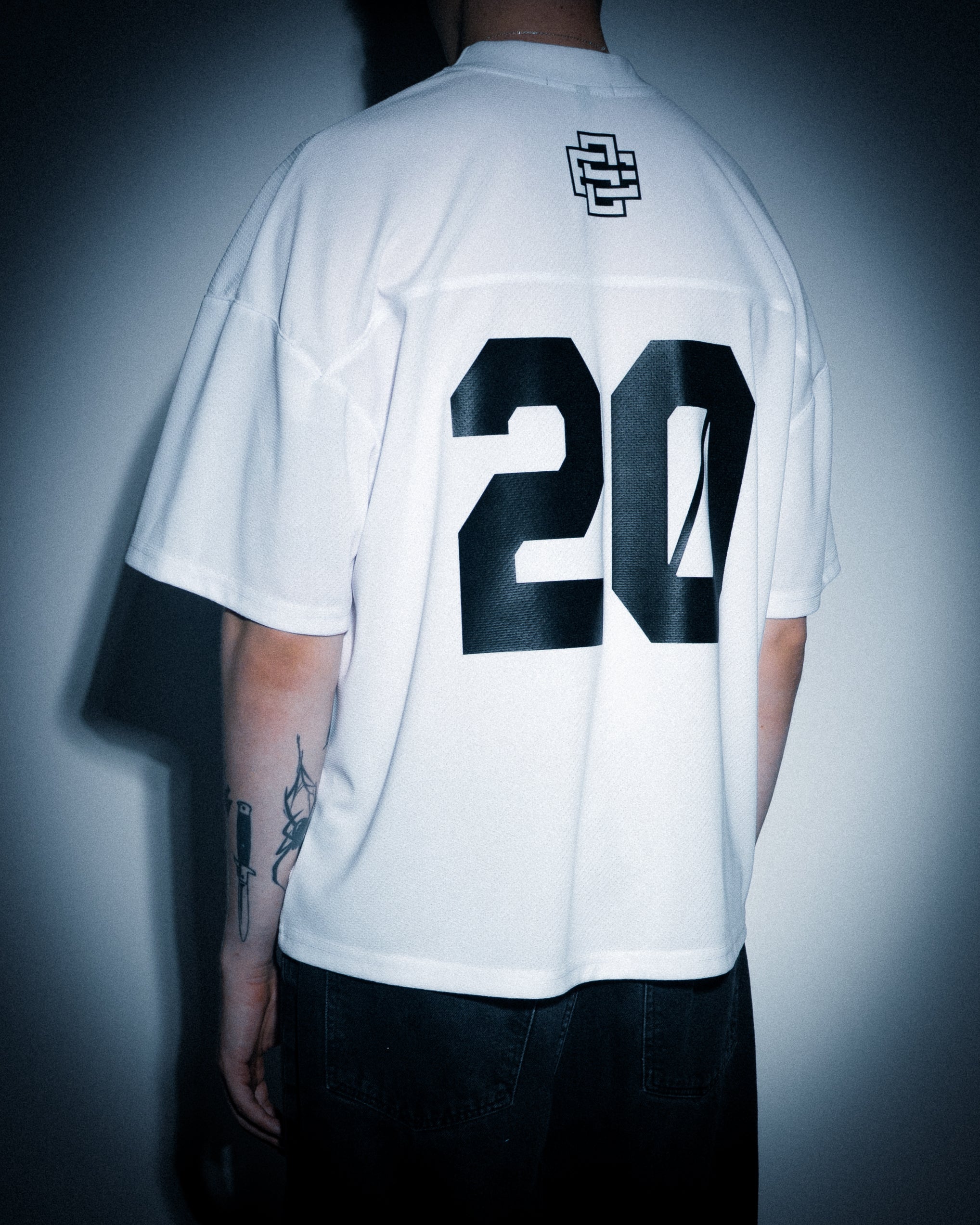 ANNIVERSARY MESH JERSEY T-SHIRT