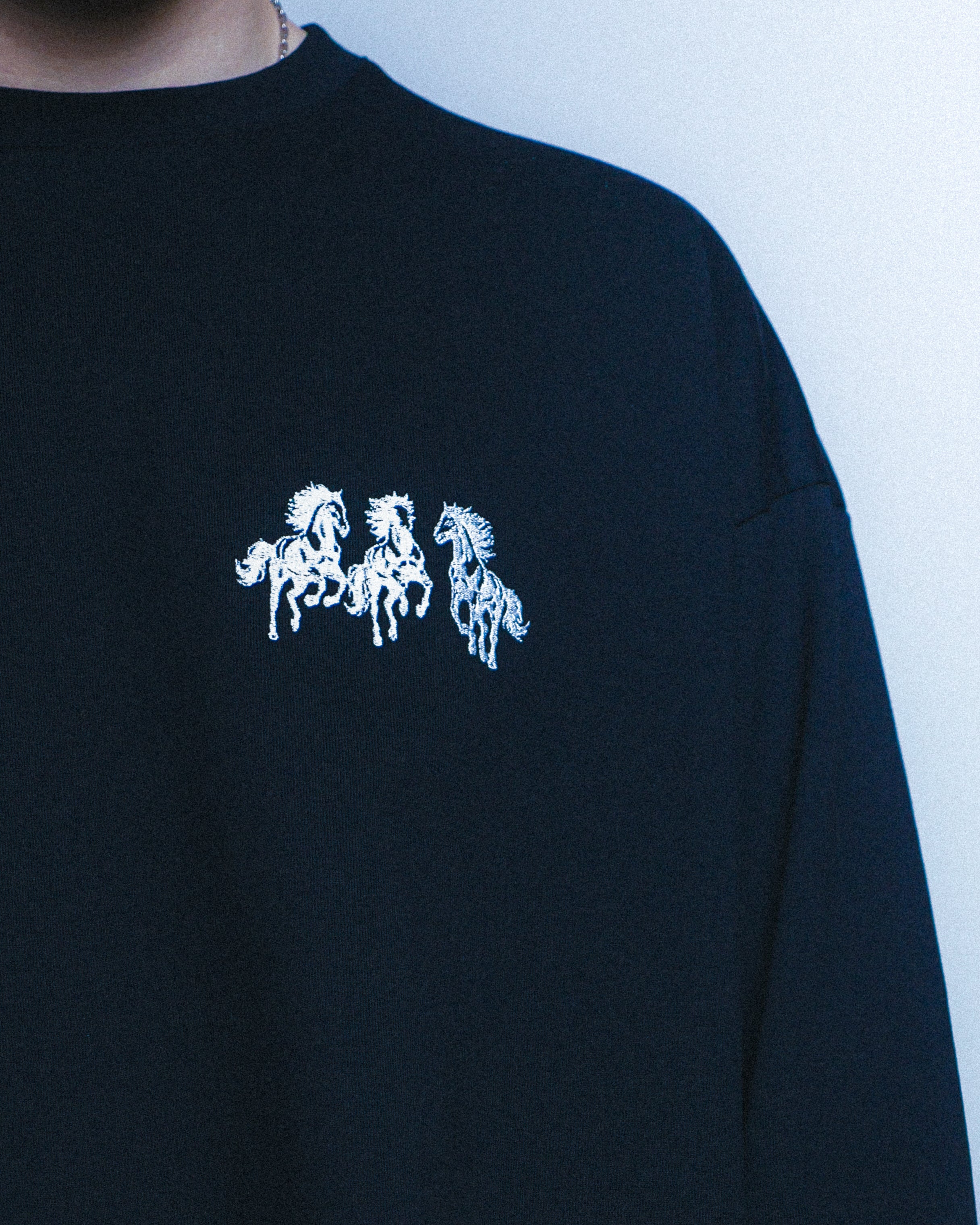 RUNNING HORSES LONGSLEEVE