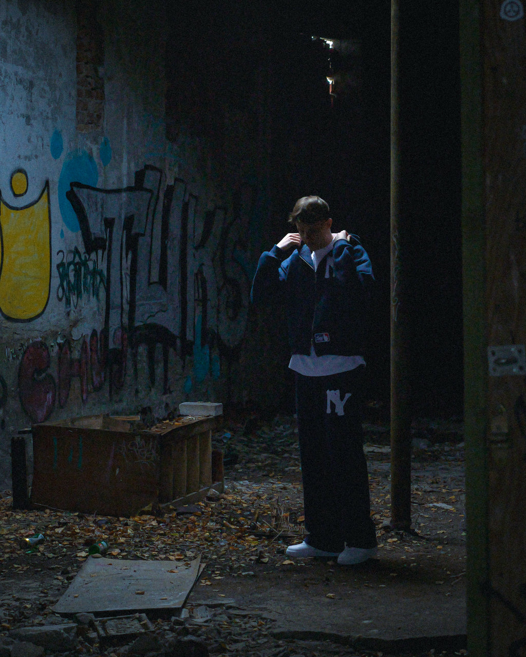 NEW YORK EMBROIDERED SWEATPANTS