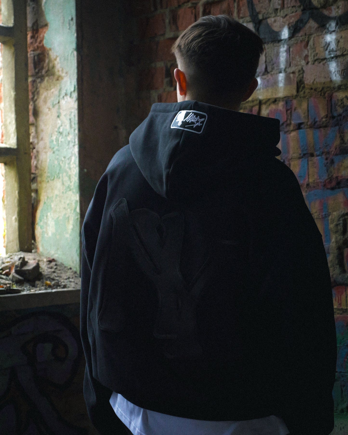 MLB EMBROIDERD BLACK EDITION HOODIE