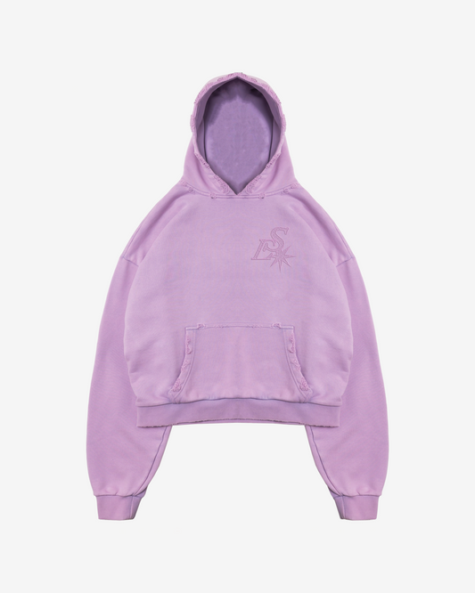 GRADIENT WASHED PINK HOODIE