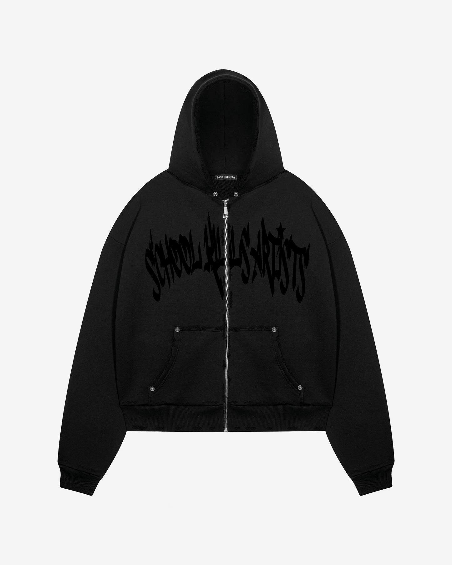 SCHOOL KILLS ARTISTS ZIPPED HOODIE