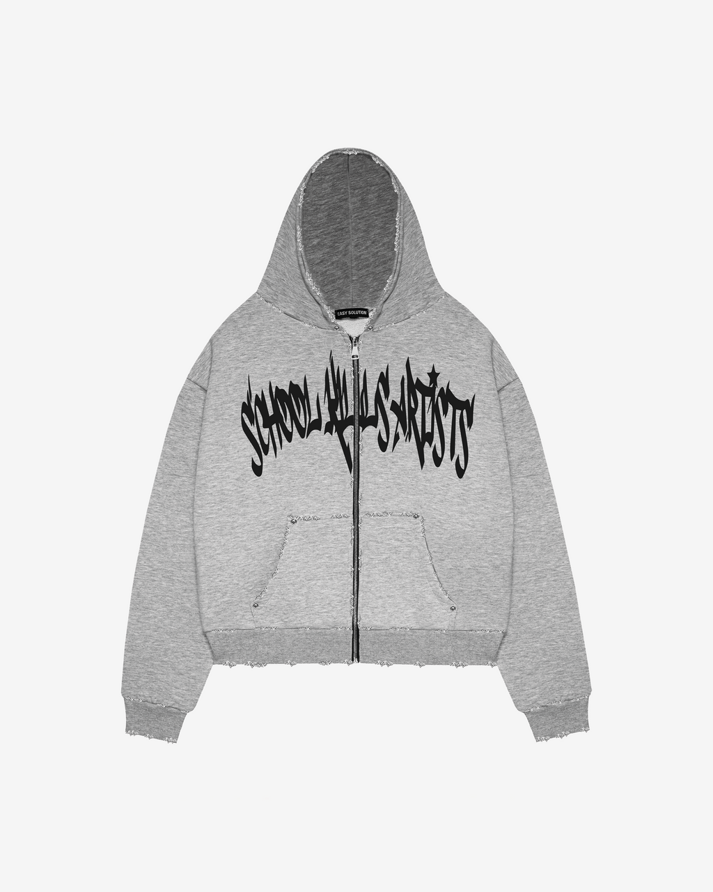 SCHOOL KILLS ARTISTS ZIPPED HOODIE