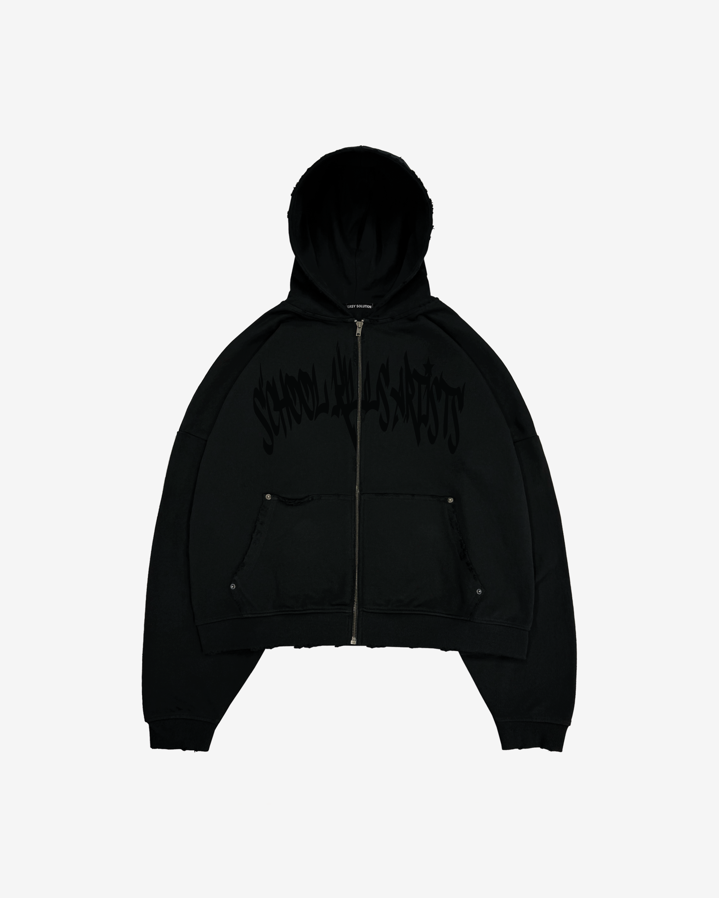 SCHOOL KILLS ARTISTS ZIPPED HOODIE