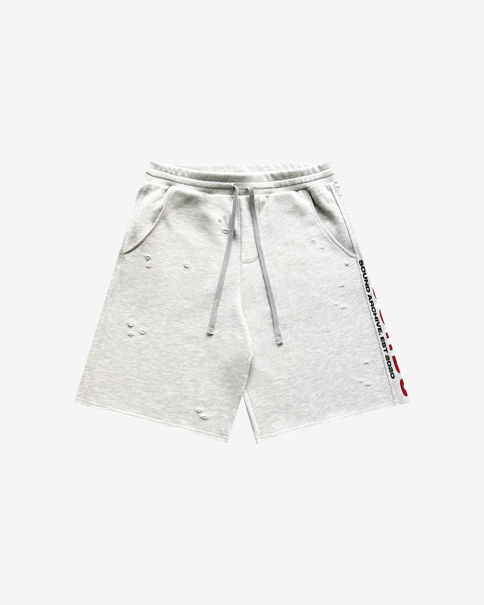 RECORDS DISTRESSED SHORTS